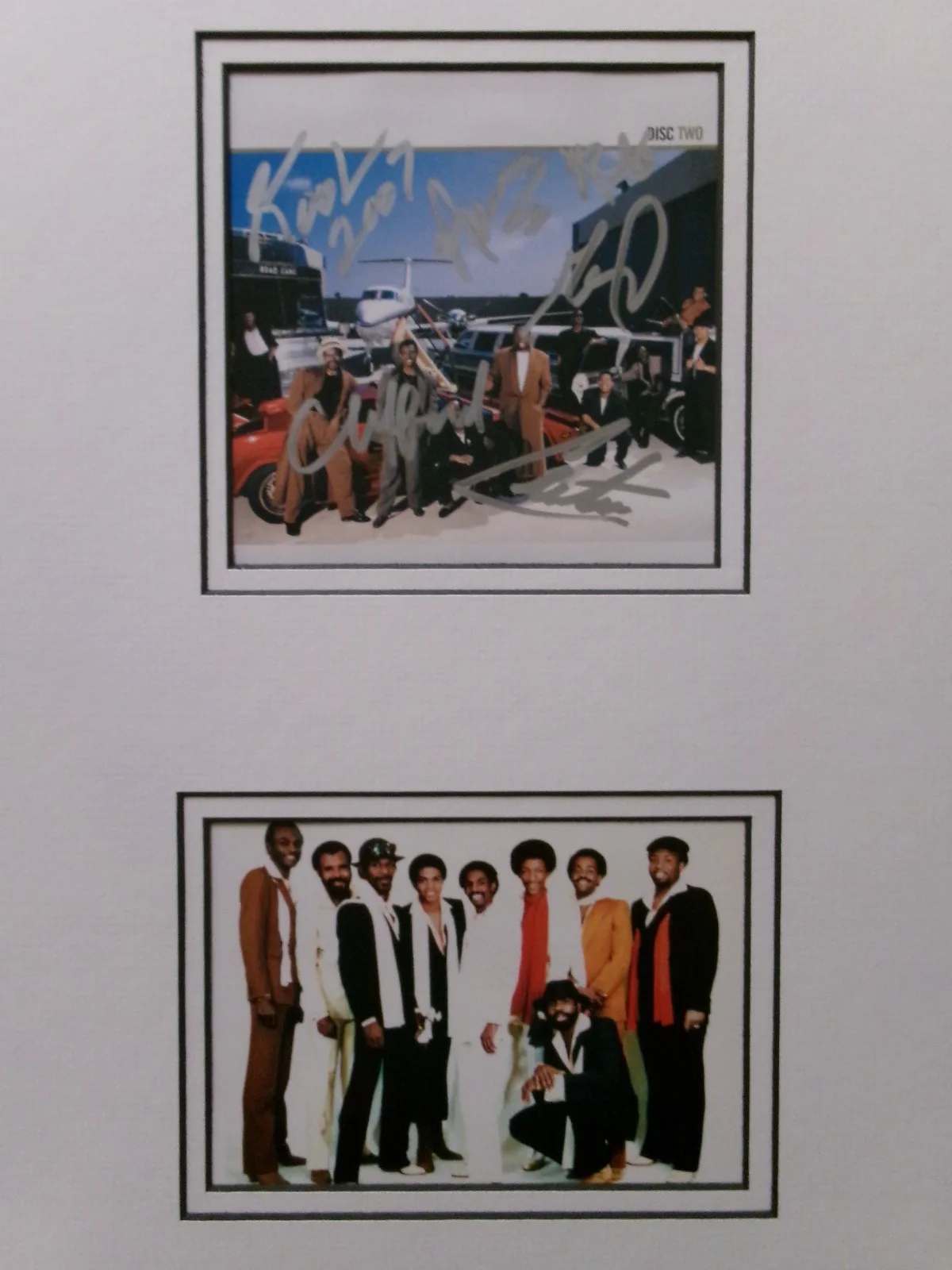 Cool, The Gang — Signed Cool & The Gang 6 x 4 Photo Double Matte 11 x 14 Frame Tru Vue Glass COA, изображение 2