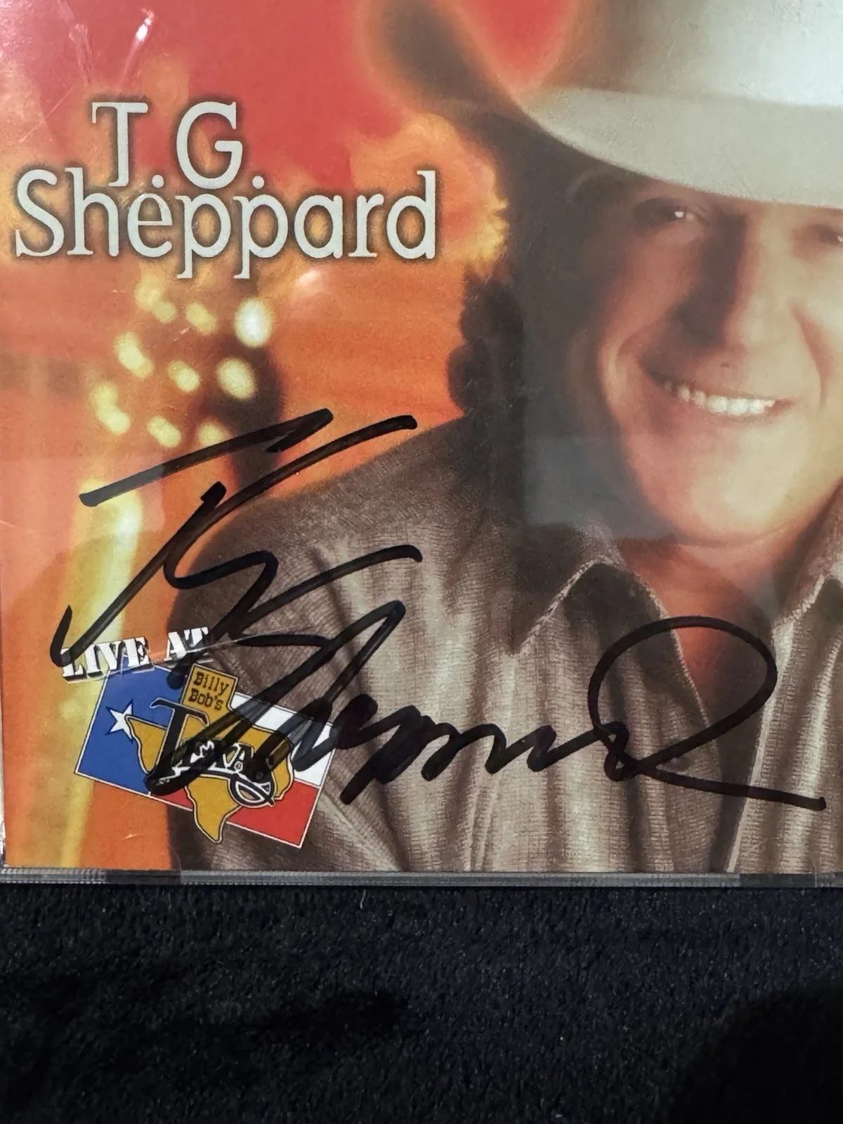 T.G. Sheppard Live at Billy Bob's Texas Autographed Original Music CD, image 2