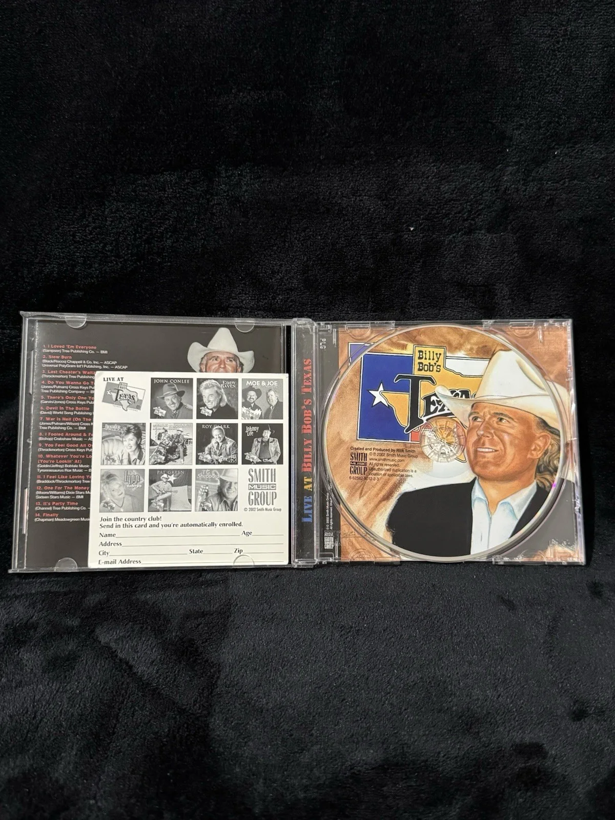 T.G. Sheppard Live at Billy Bob's Texas Autographed Original Music CD, image 4