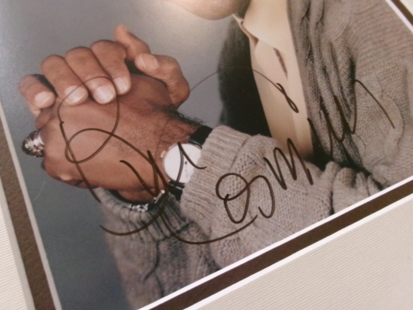 Bill Cosby — Signed Bill Cosby 8 x 10 Photo Double Matte 11 x 14 Frame Tru Vue Glass COA, image 3