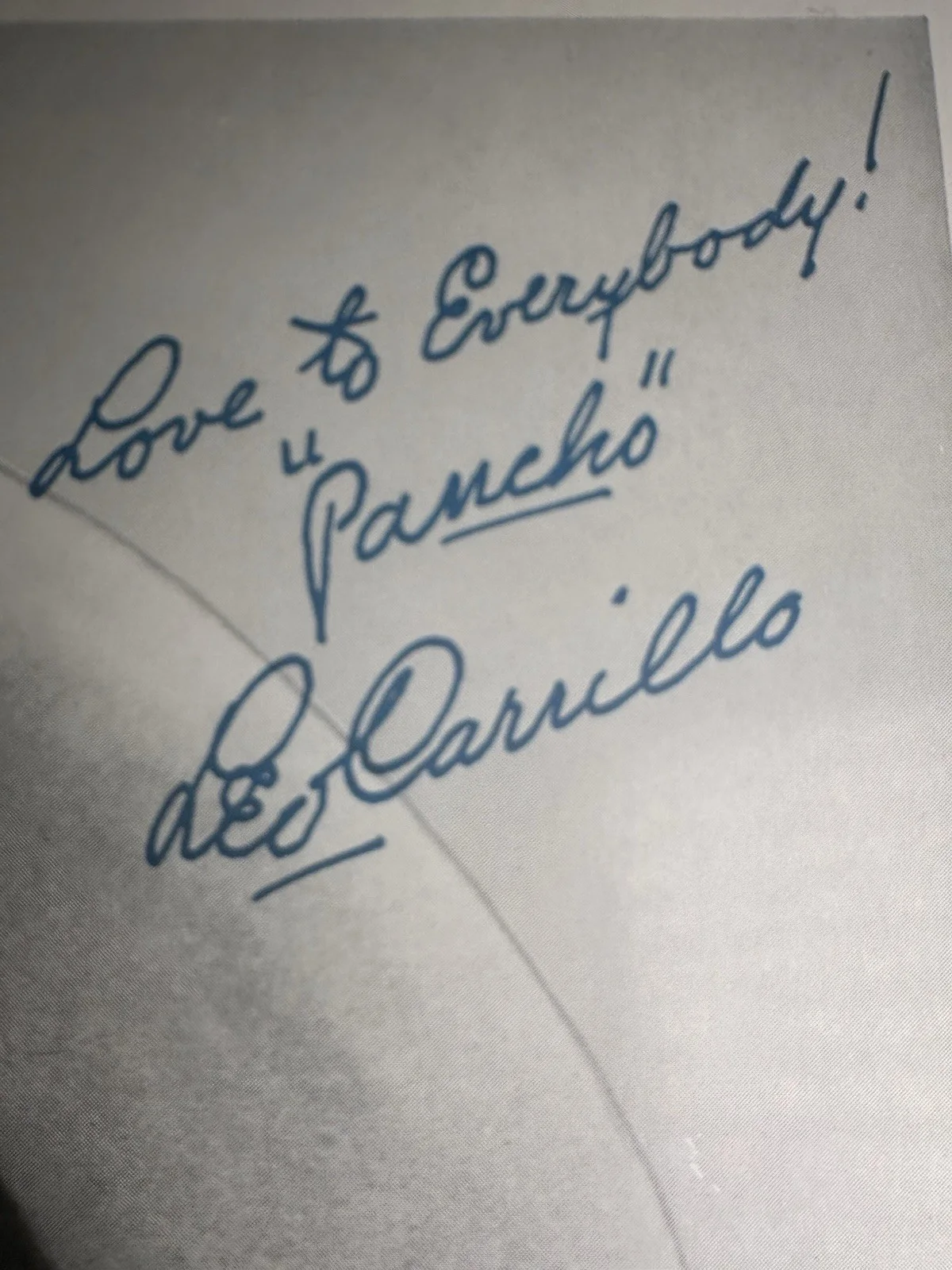 Cisco Kid, Pancho, Diablo — Autographed Pictures Cisco Kid Duncan Renaldo Diablo Pancho Leo Carillo 1954, изображение 4