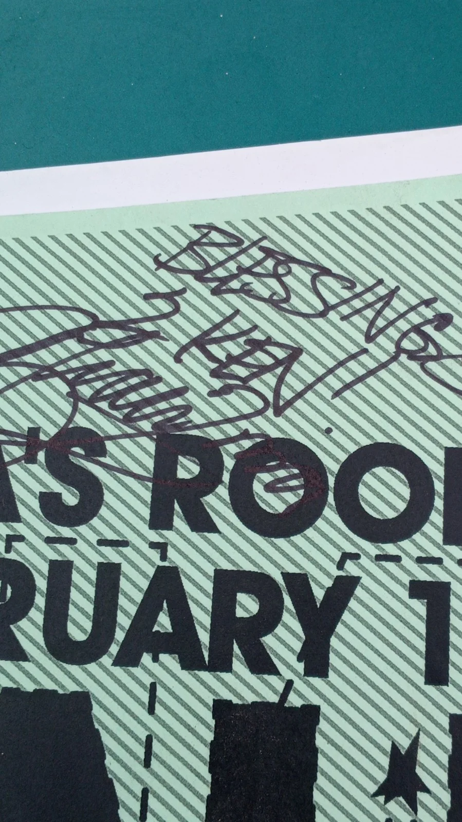 Chali 2na Jurassic 5 Signed Original Concert Poster Lola's Room Feb 14 11×17in., изображение 4