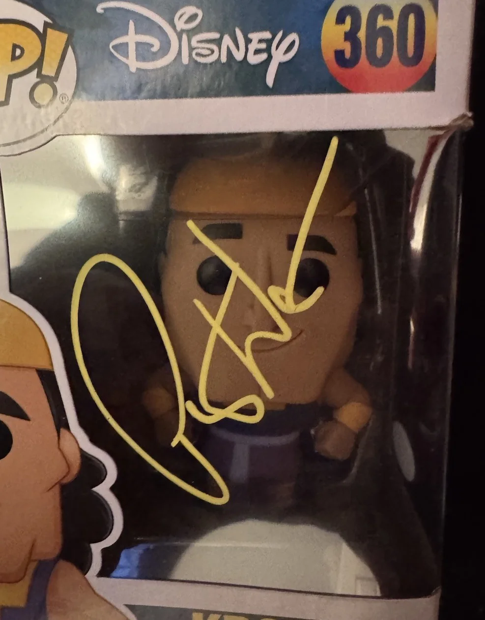 Patrick Warburton — Patrick Warburton SIGNED AUTOGRAPHED Funko Pop 360 Kronk JSA COA, image 3