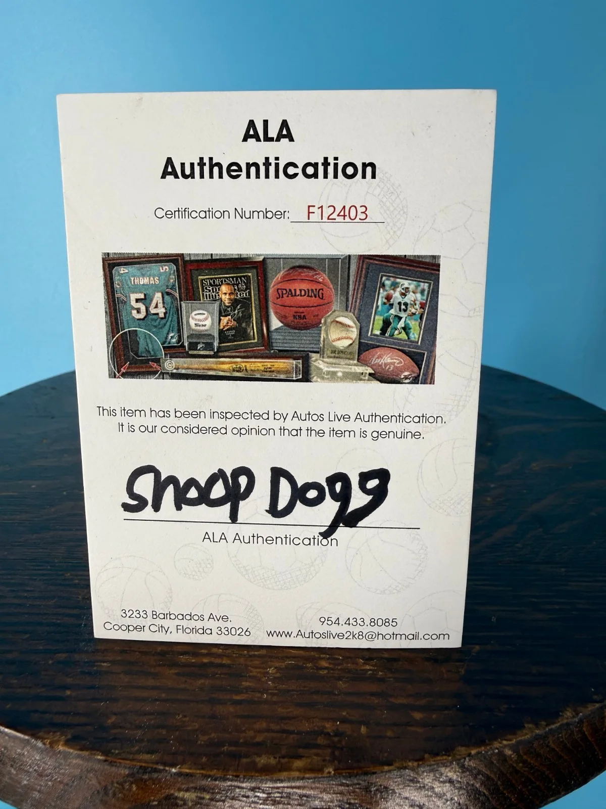 Snoop Dogg Signed Missionary CD ALA Authenticated Excellent, image 3