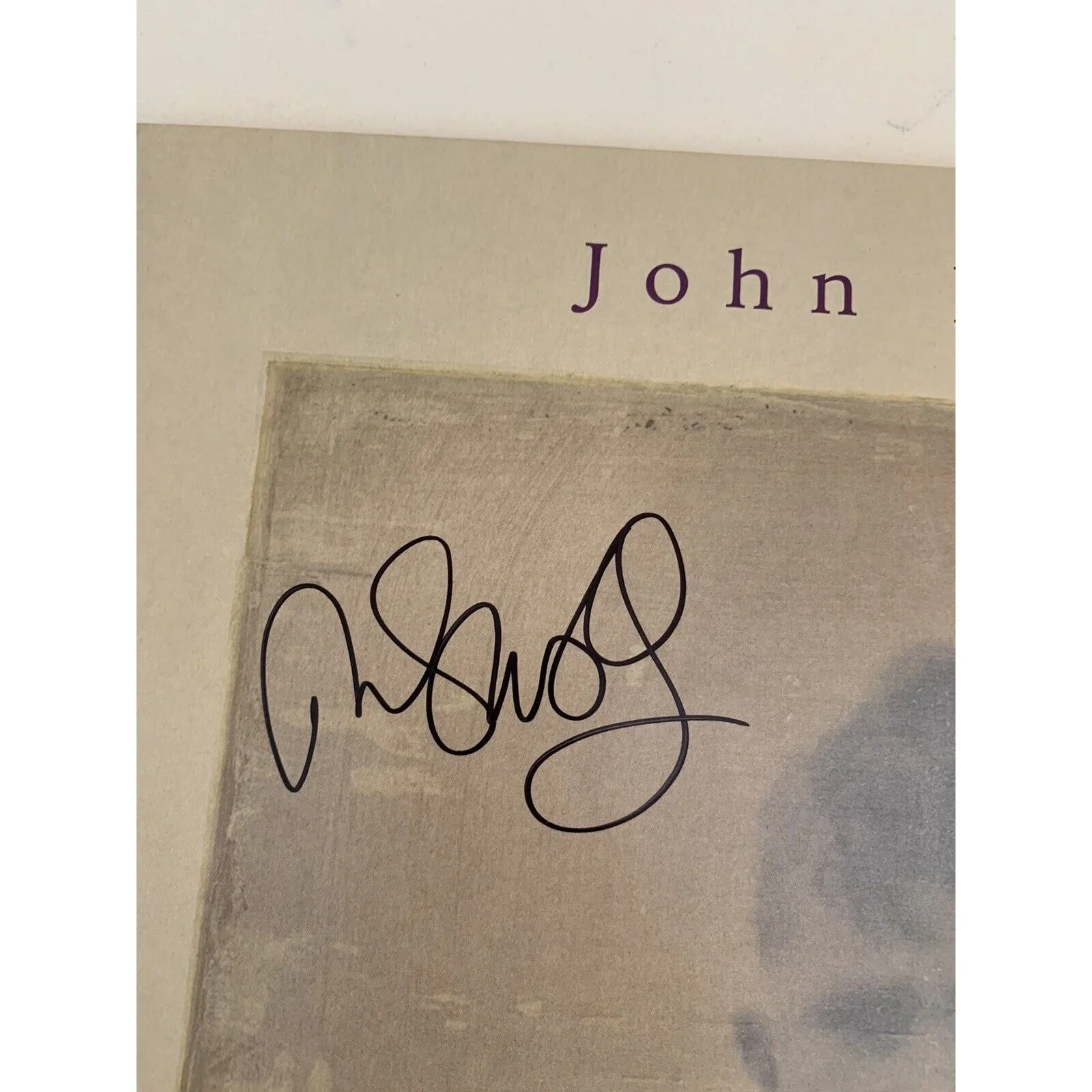 John Illsley of Dire Straits VIII Purple Colored Vinyl LP AUTOGRAPHED SIGNED, изображение 3