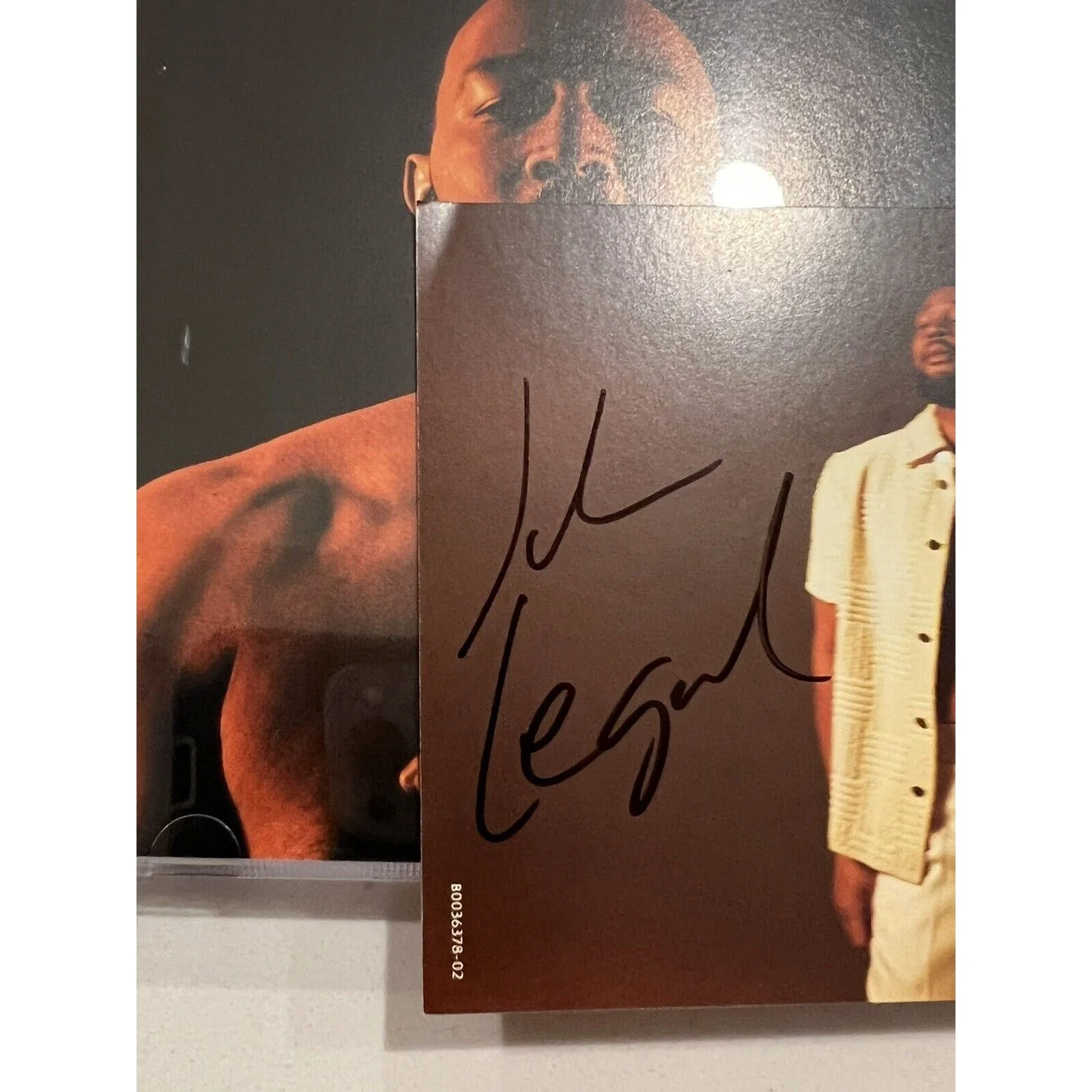 John Legend signed autograph “Legend” Art card & CD, image 4