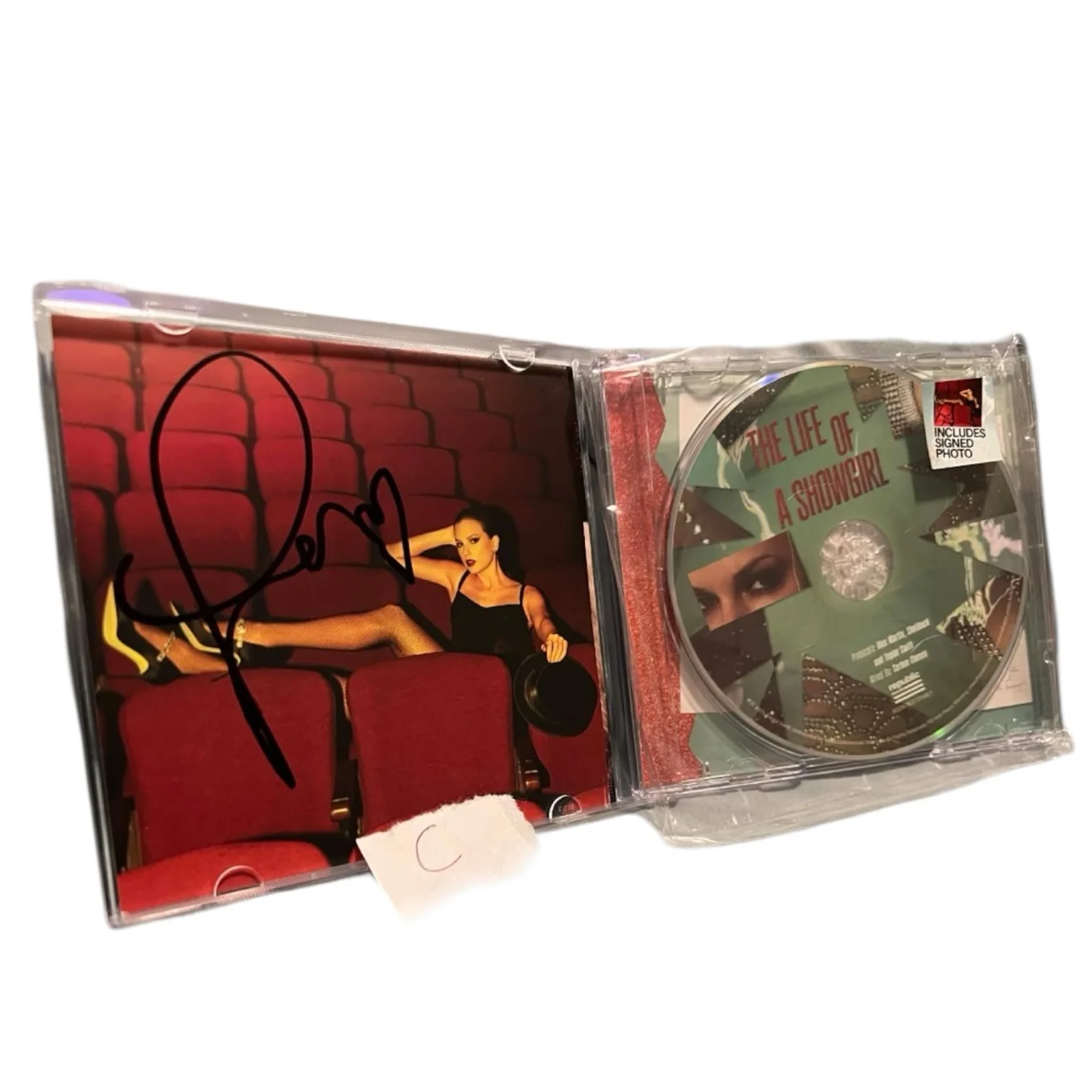 Taylor Swift - The Life of a Showgirl CD + Hand Signed Photo 4 With Heart C, изображение 4