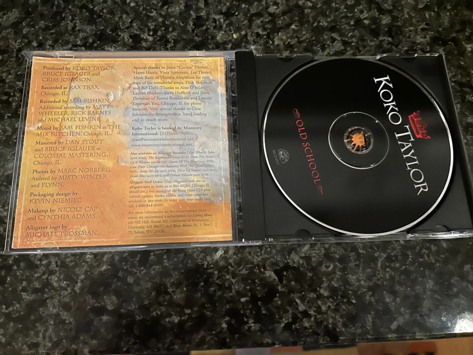 Koko Taylor--SIGNED--2007 Old School CD-Alligator-Pre-owned, mint!, image 2