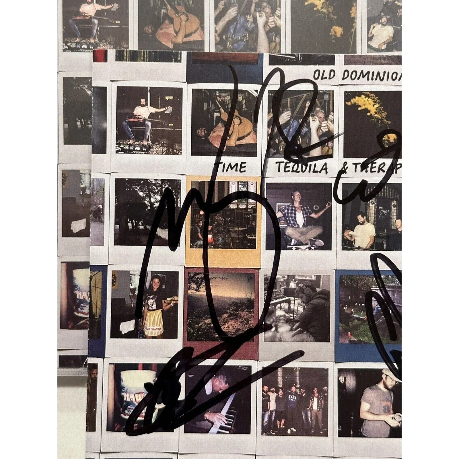 OLD DOMINION Band Signed Time Tequila & Therapy Booklet w/ New CD Matthew Ramsey, image 3