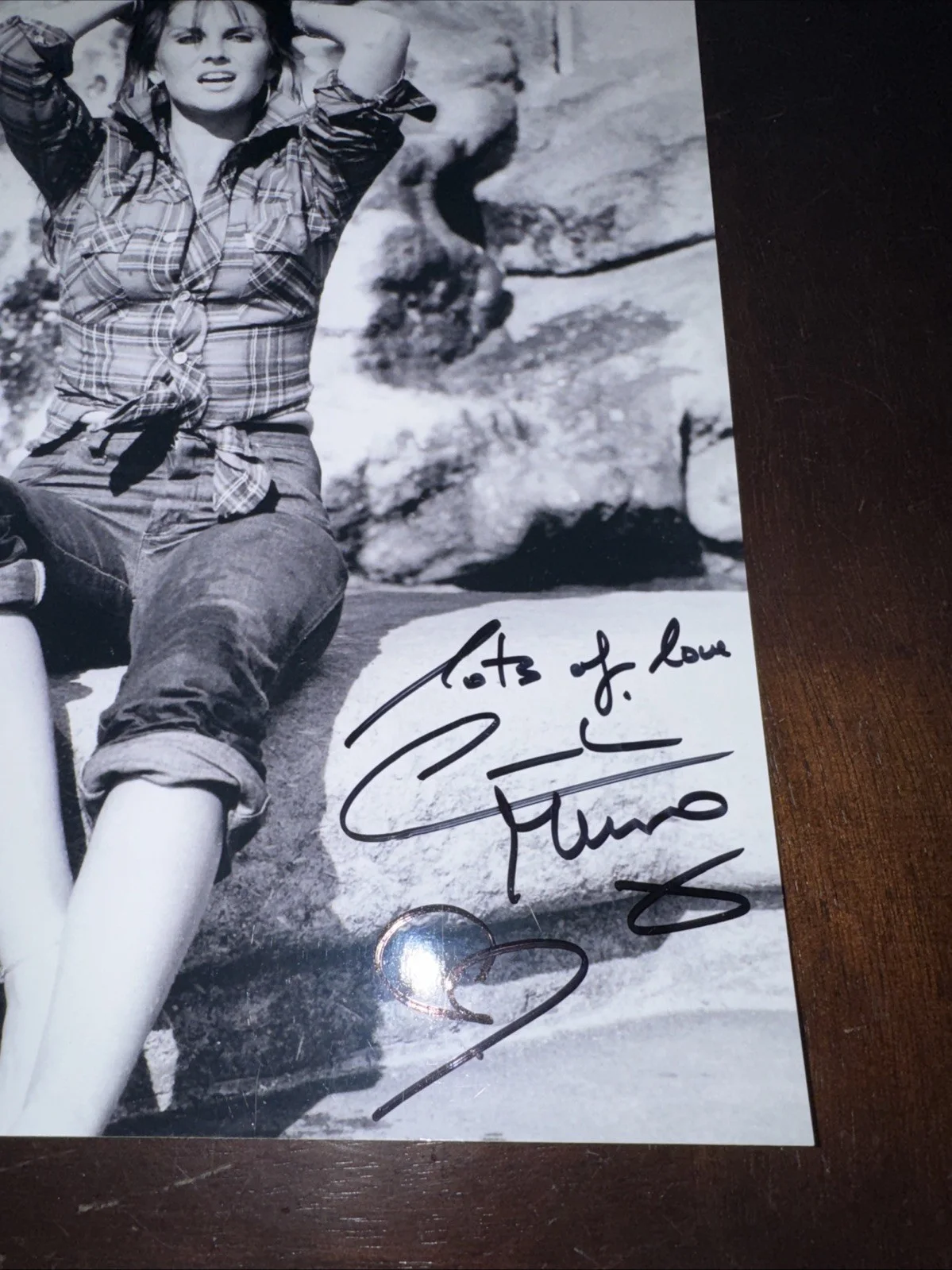 Caroline Munro autograph Signed Horror 8x10 Photo, image 2