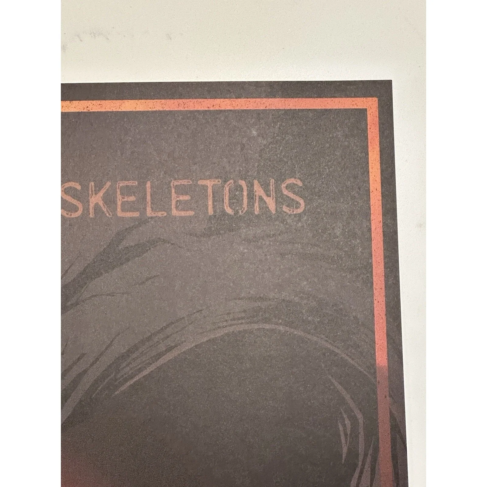 BROTHERS OSBORNE Skeletons Deluxe 18"x24" Poster #160/260 Signed Autographed, изображение 5
