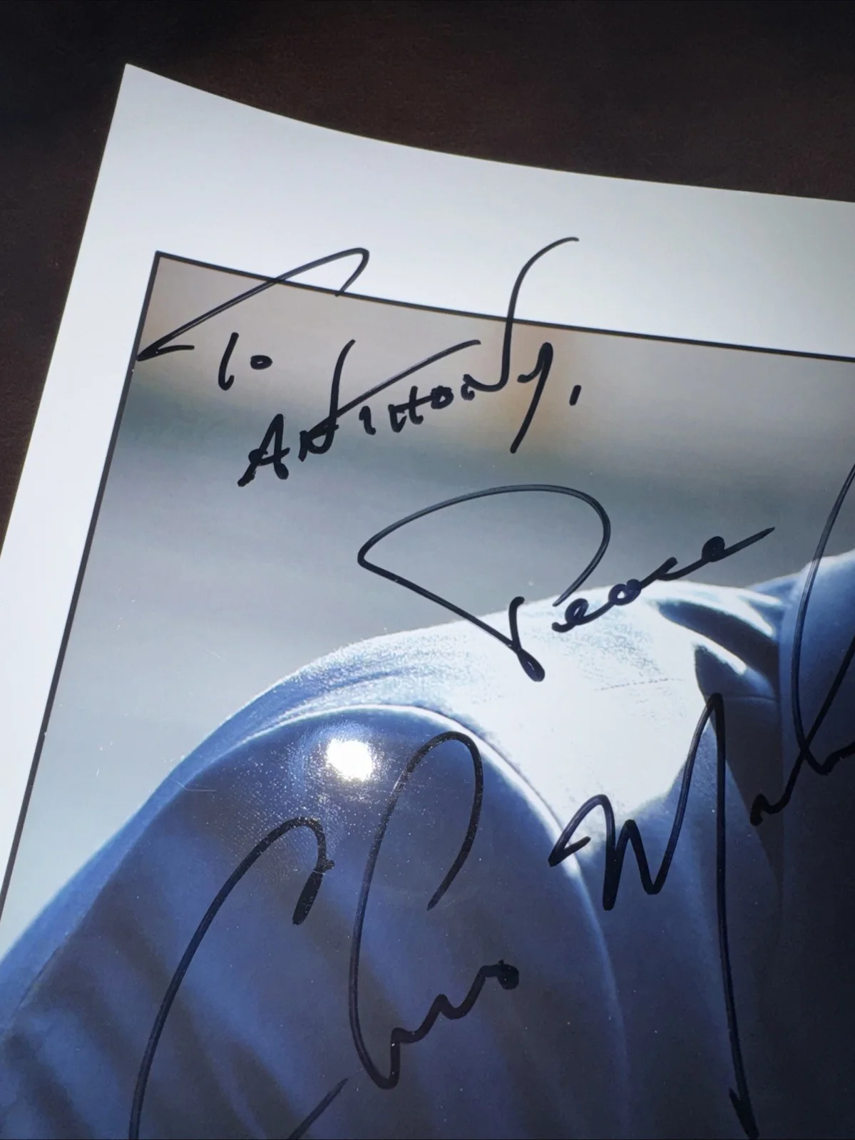 Christopher Meloni — CHRISTOPHER CHRIS MELONI AUTOGRAPH SIGNED LAW ORDER SVU PRESS PHOTO Mariska, image 3