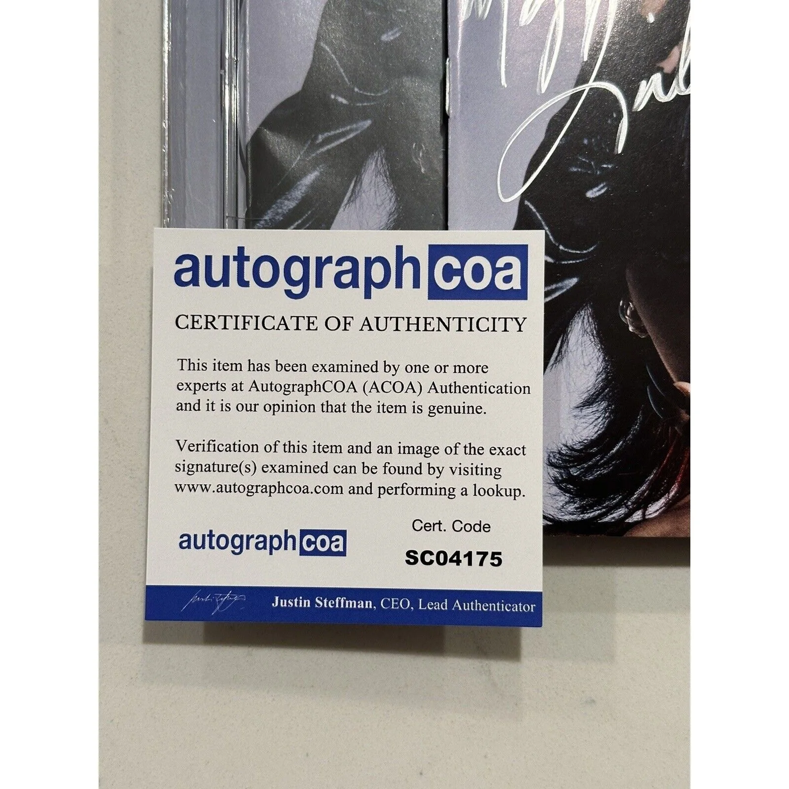 MAGGIE LINDEMANN - Paranoia Cd with Signed / Autographed COA Booklet - ACOA #3, image 2