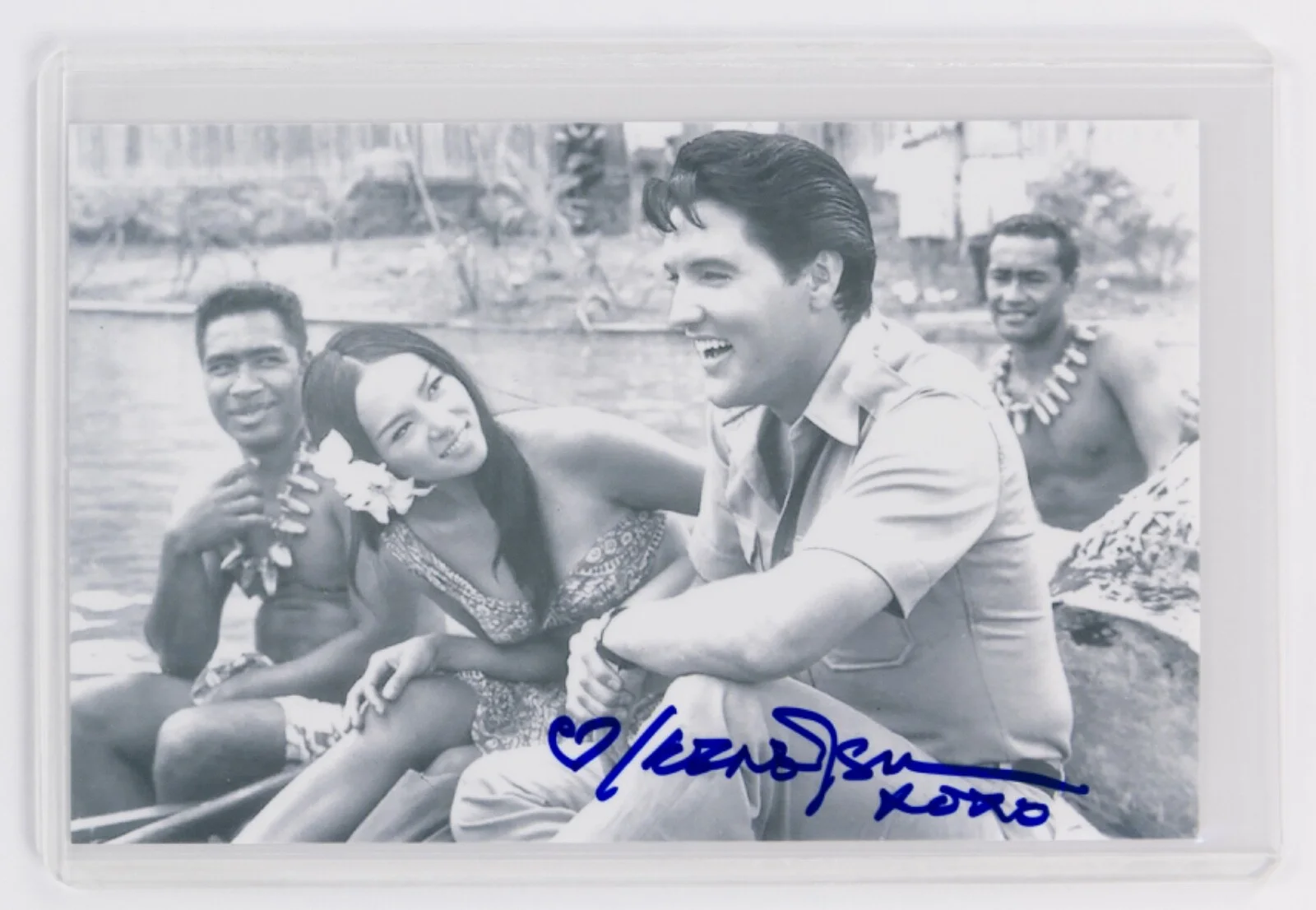 Paradise, Hawaiian Style — Irene Tsu Signed Photo - Paradise Hawaiian Style w/ Elvis Presley