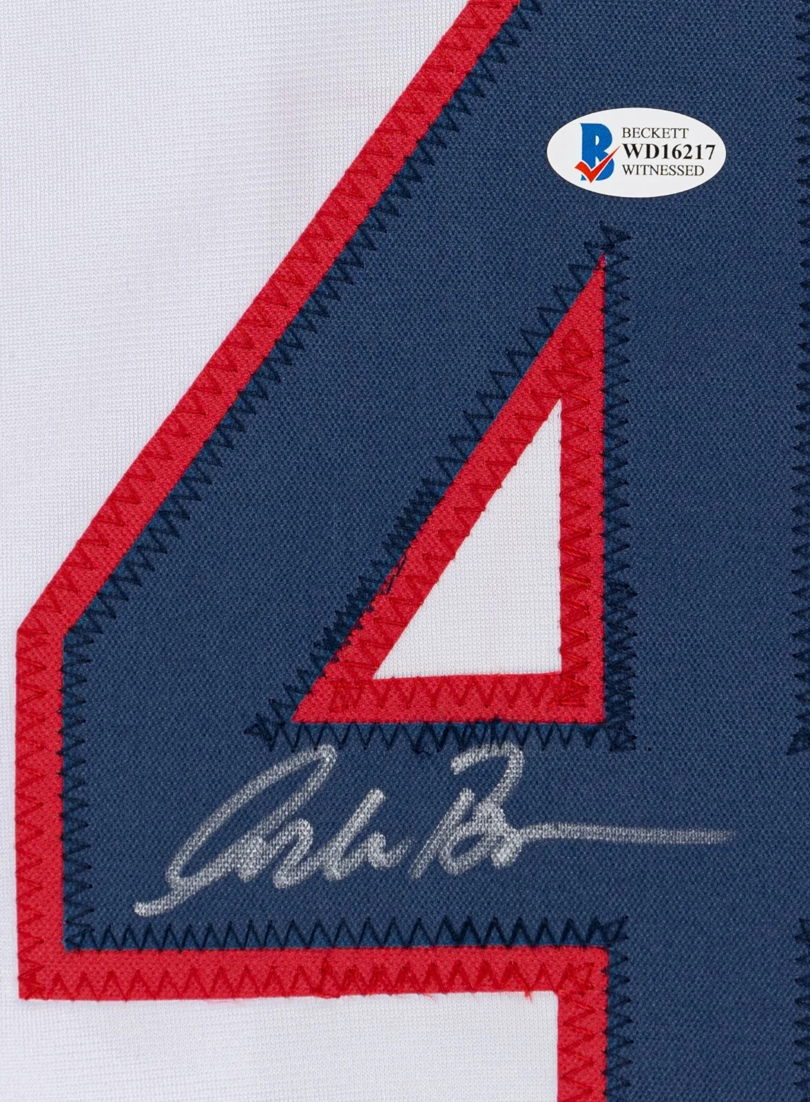 Corbin Bernsen — CORBIN BERNSEN Autographed MAJOR LEAGUE Cleveland Indians DORN Jersey - BECKETT, image 5