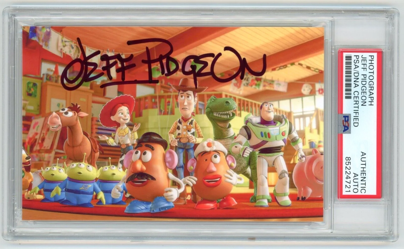 Jeff Pidgeon — JEFF PIDGEON Signed TOY STORY Poster Photo - Aliens Voice Actor Animator - PSA