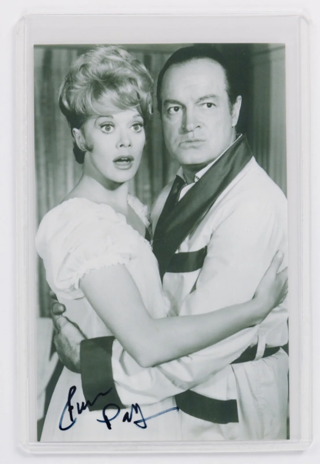 Janis Paige — Janis Paige Signed Photo - Bachelor in Paradise w/ Bob Hope circa 1961 Actress