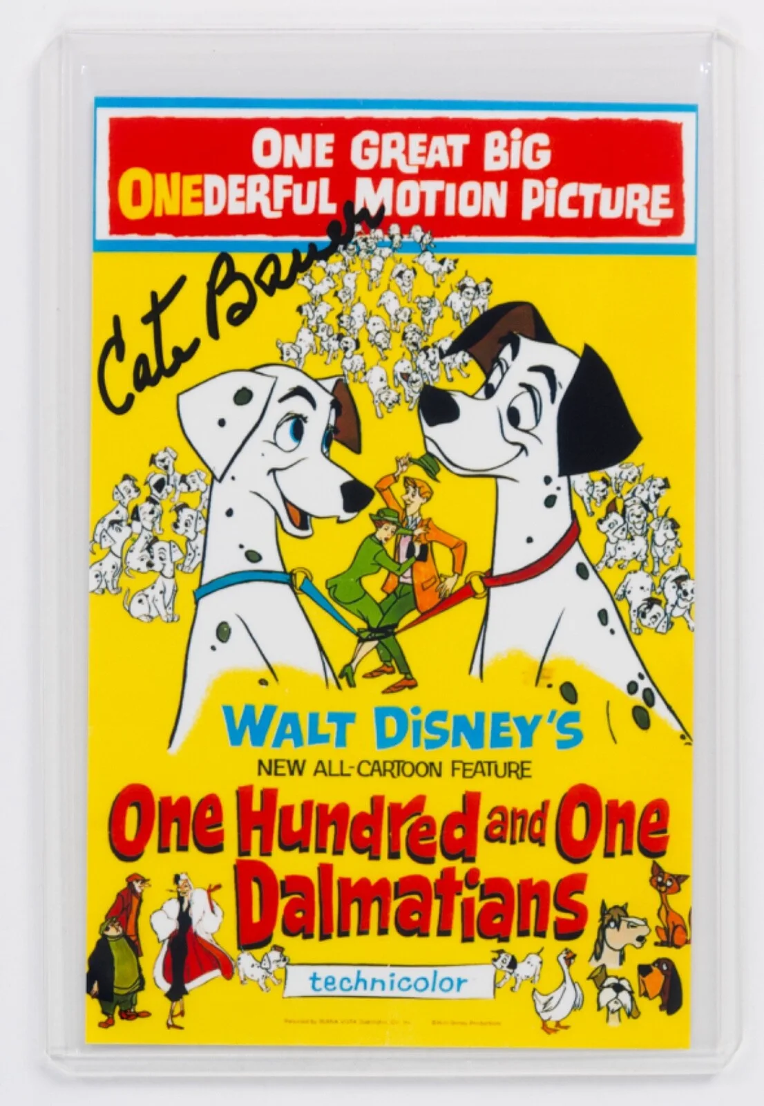 Cate Bauer — Cate Bauer Signed Photo - 101 Dalmations Mini Poster Voice of Perdita