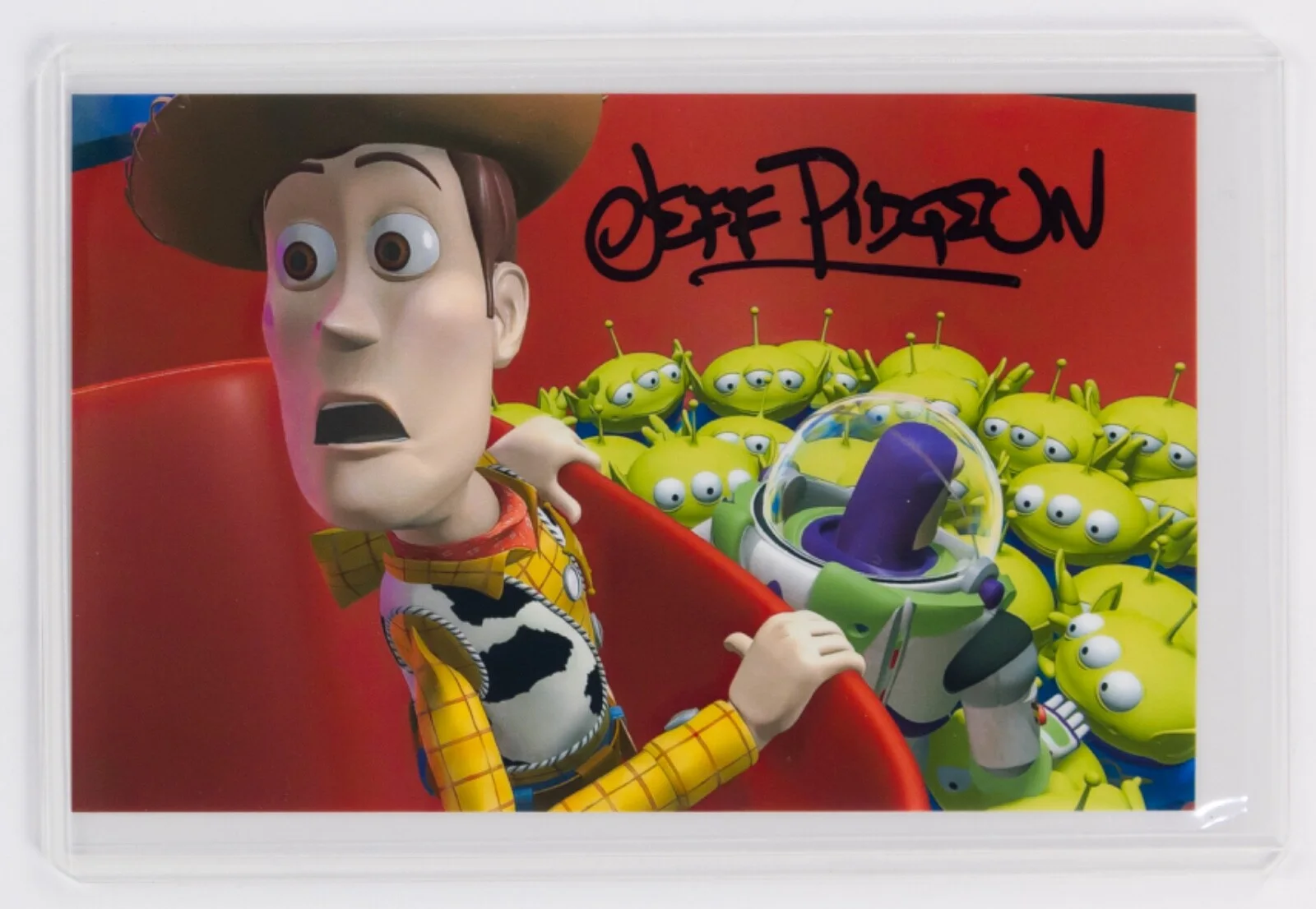 Jeff Pidgeon — Jeff Pidgeon Signed Photo - Toy Story Animator Artist Aliens Voice Actor