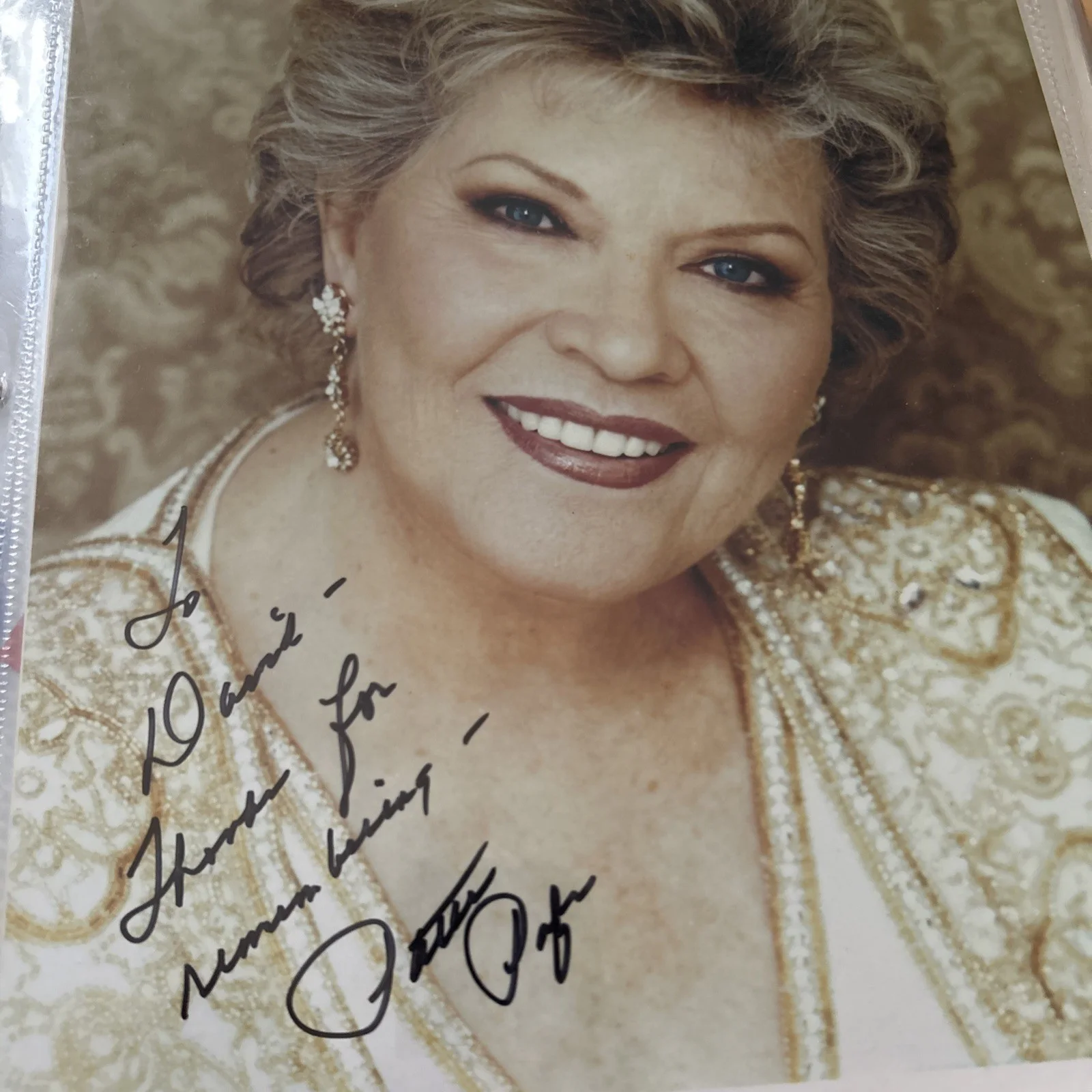 PATTI PAGE COUNTRY MUSIC SINGER AUTOGRAPHED 8x10 PHOTO TENNESSEE WALTZ FAME, изображение 2