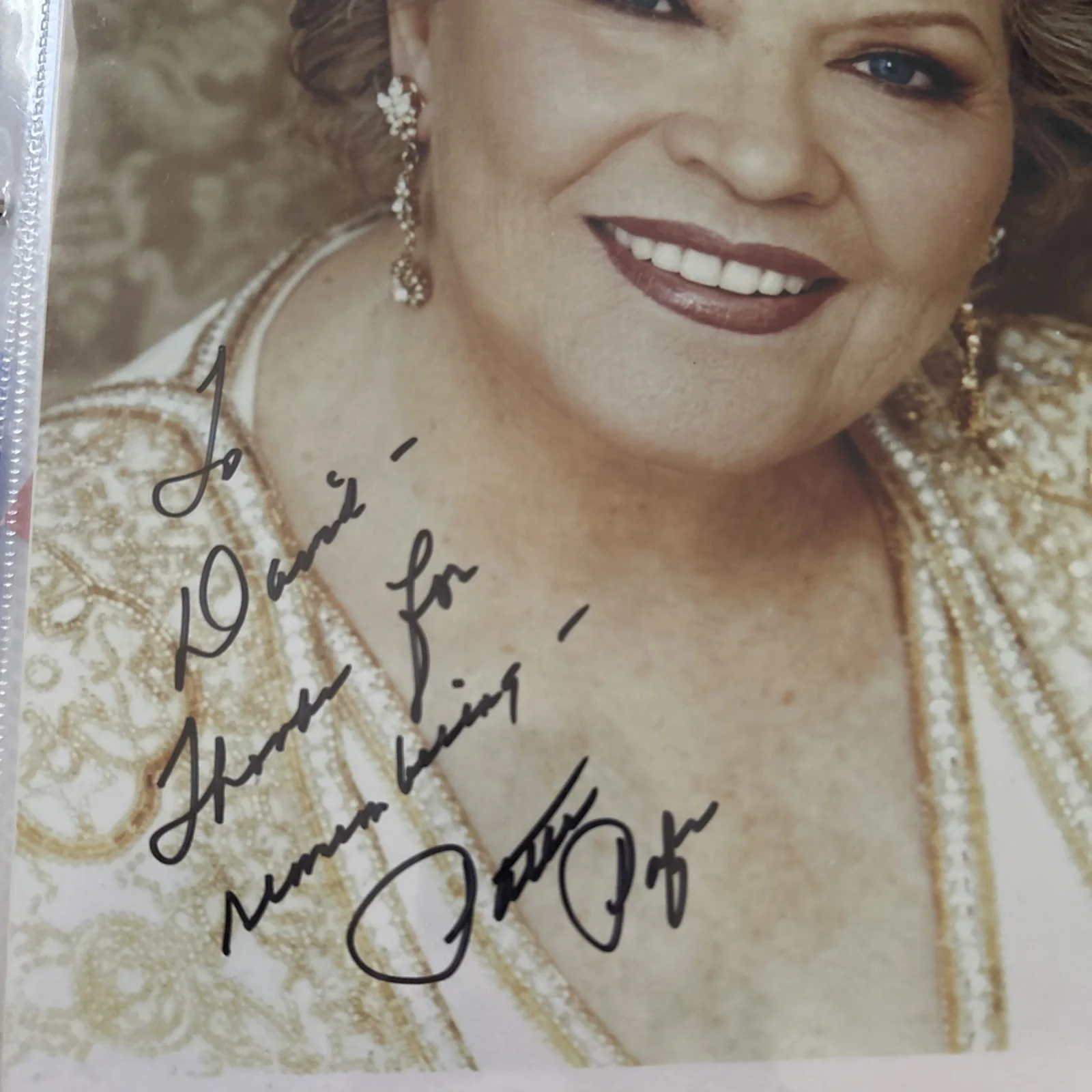 PATTI PAGE COUNTRY MUSIC SINGER AUTOGRAPHED 8x10 PHOTO TENNESSEE WALTZ FAME, изображение 3
