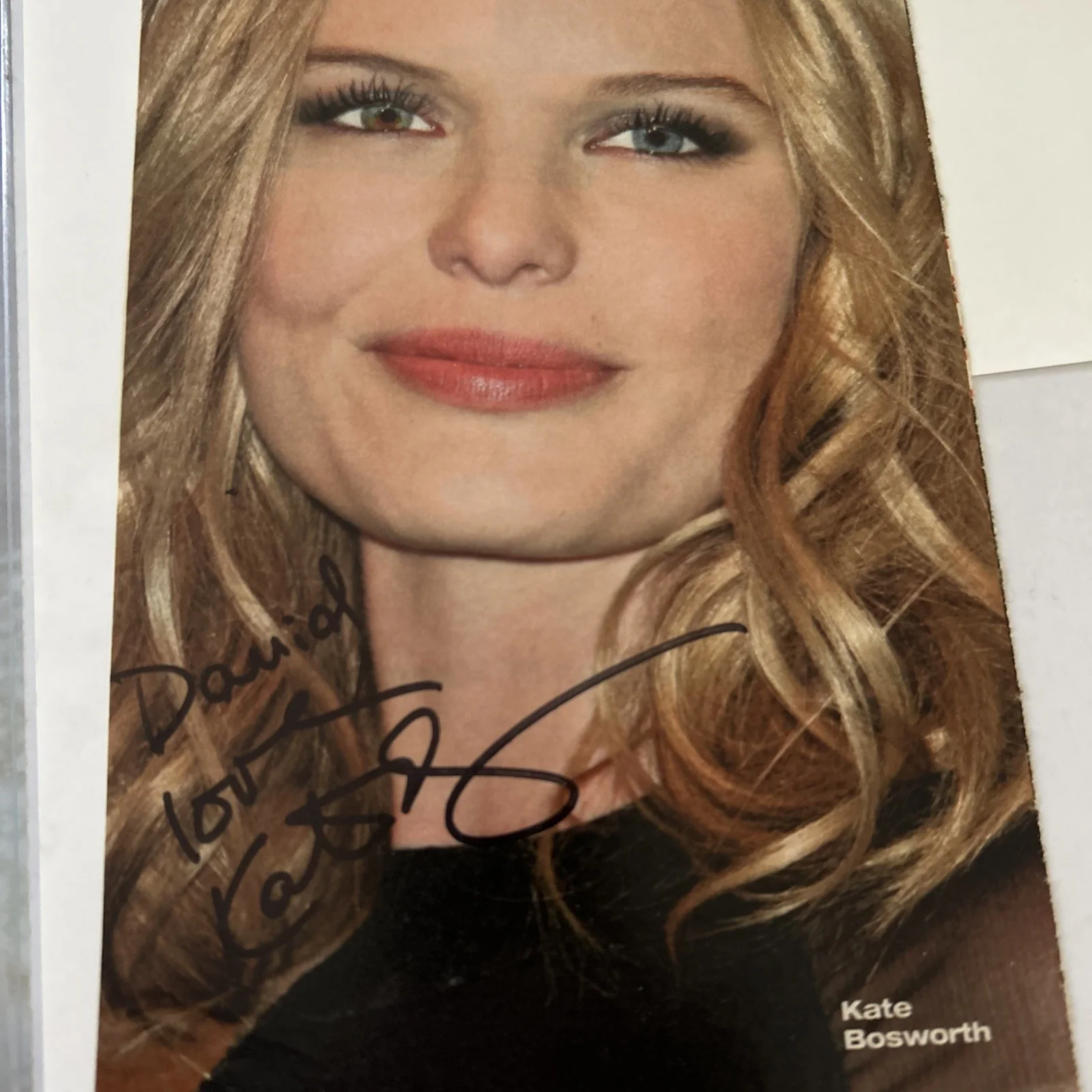 Kate Bosworth — Kate Bosworth Blue Crush, Superman Returns, Autographed Magazine Page, image 2