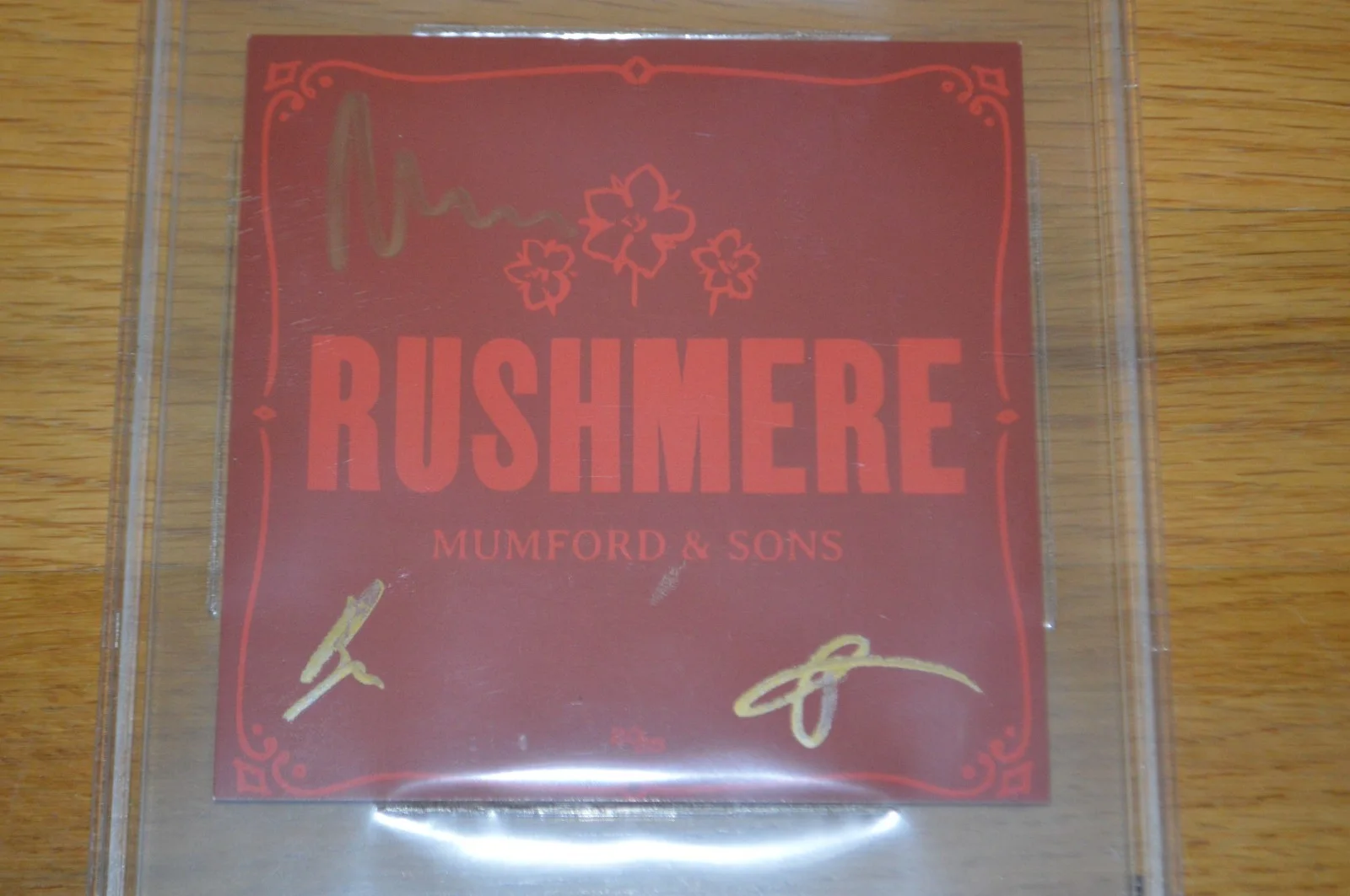 Mumford & Sons ~ Marcus +2 Signed "Rushmere" CD Booklet Encapsulated Beckett COA, image 2