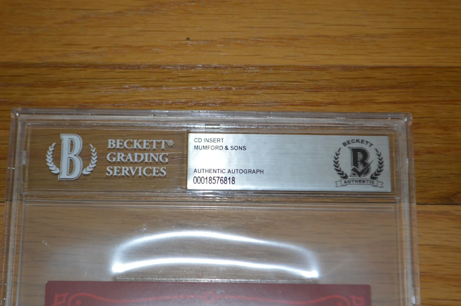 Mumford & Sons ~ Marcus +2 Signed "Rushmere" CD Booklet Encapsulated Beckett COA, image 3
