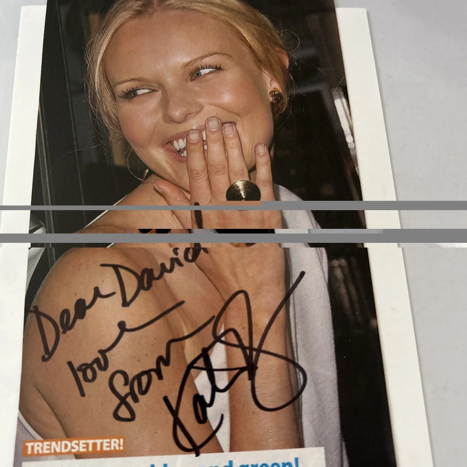 Kate Bosworth — Kate Bosworth Blue Crush, Superman Returns, Autographed Magazine Page, image 2