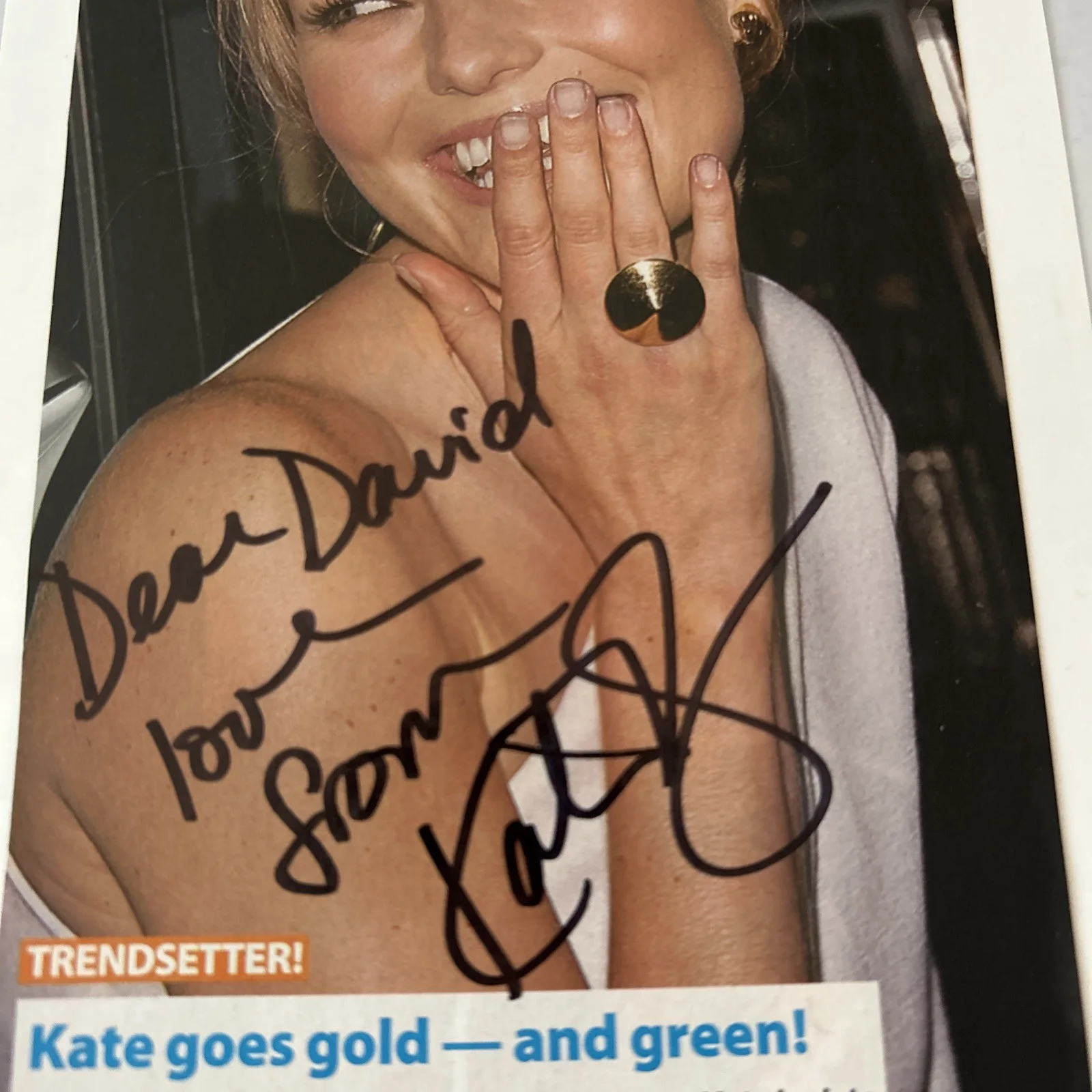 Kate Bosworth — Kate Bosworth Blue Crush, Superman Returns, Autographed Magazine Page, image 3