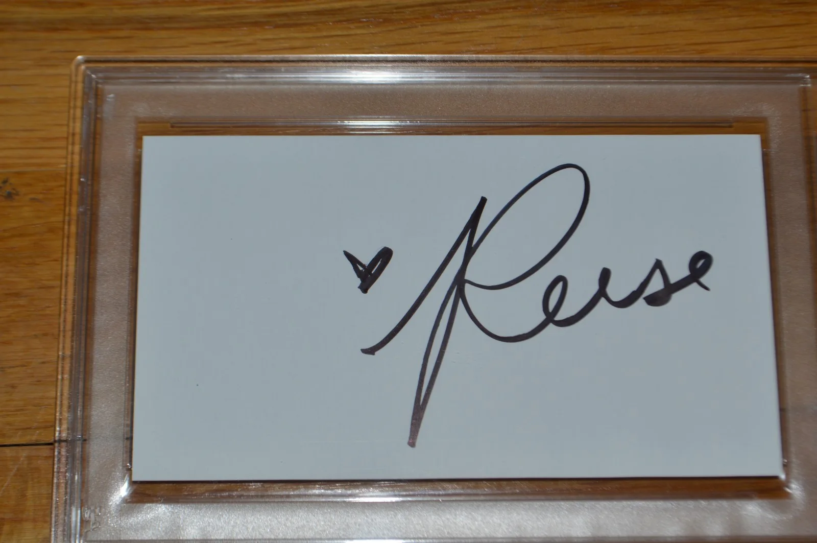 Reese Witherspoon — Reese Witherspoon Autographed 3x5" Cut with PSA Encapsulated COA, image 2