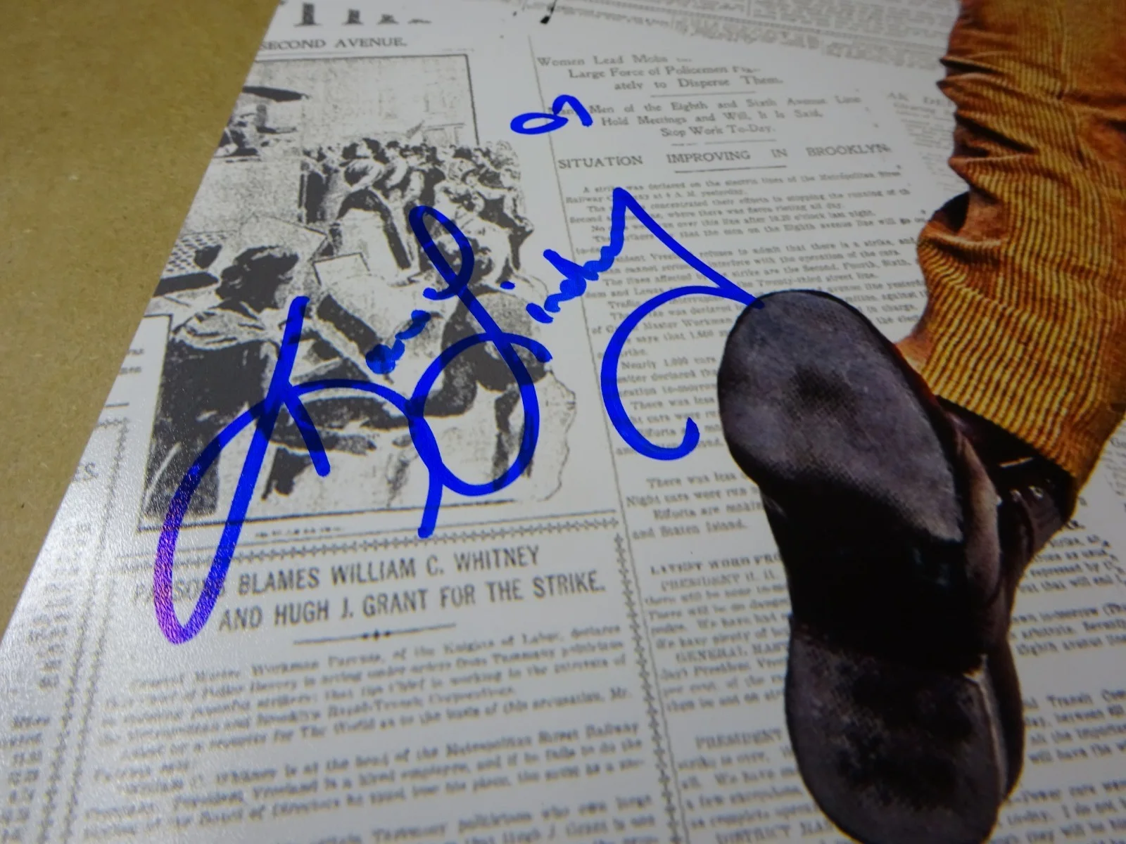 Jeremy Jordan, Kara Lindsay, Andrew Keenan-Bolger — Newsies Broadway 12"x18" Photo Autographed Signed By Jeremy Jordan +2 BAS COA, изображение 5