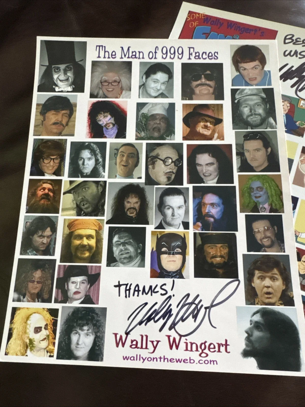Wally Wingert Autograph Photo Signed Family Guy Rare Voice Actor, изображение 5