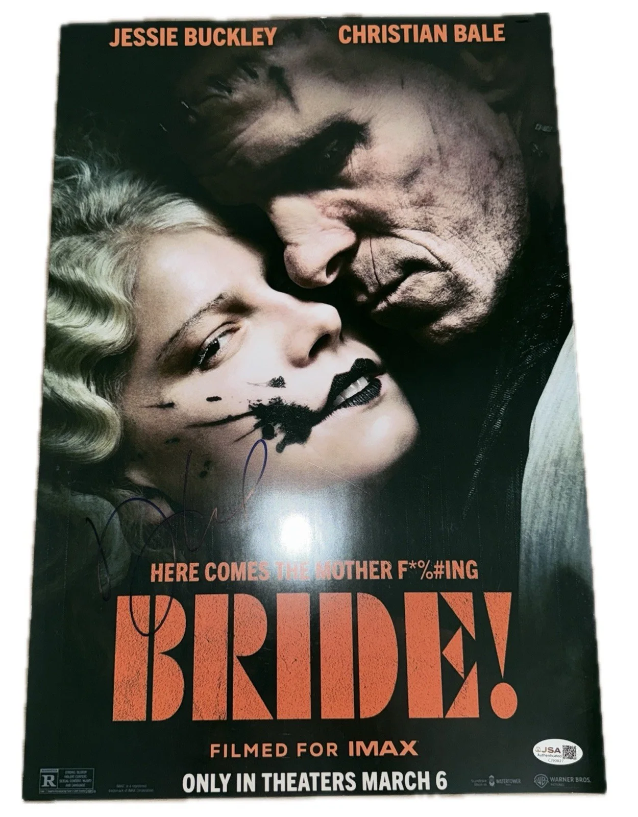 MAGGIE GYLLENHAAL — MAGGIE GYLLENHAAL SIGNED AUTOGRAPH THE BRIDE! 12X18 MOVIE POSTER PHOTO JSA COA