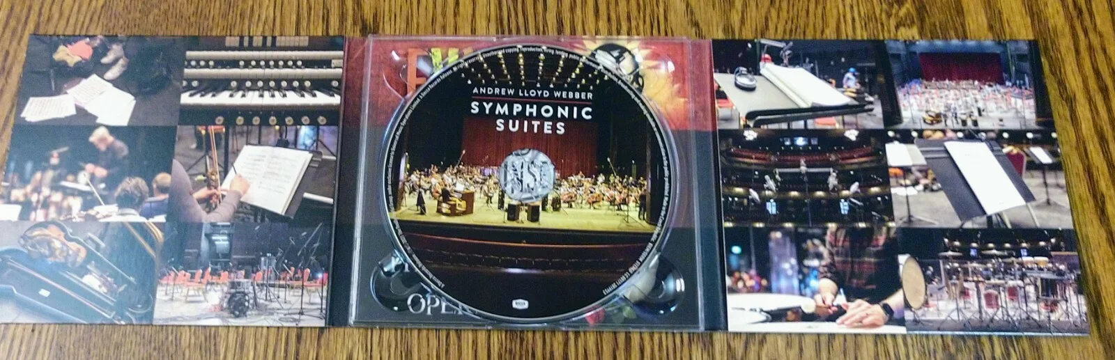 Andrew Lloyd Webber SIGNED Symphonic Suites CD Phantom Evita Sunset Blvd, image 2