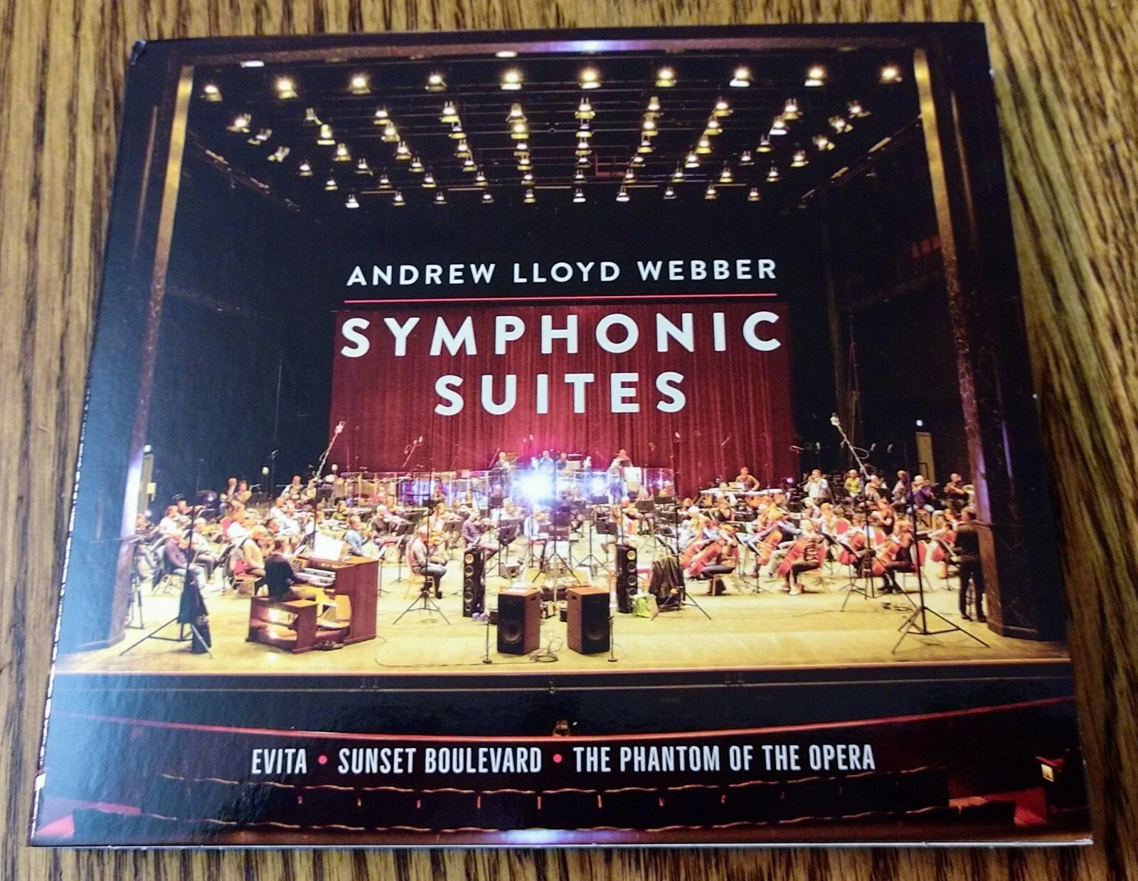 Andrew Lloyd Webber SIGNED Symphonic Suites CD Phantom Evita Sunset Blvd, image 4