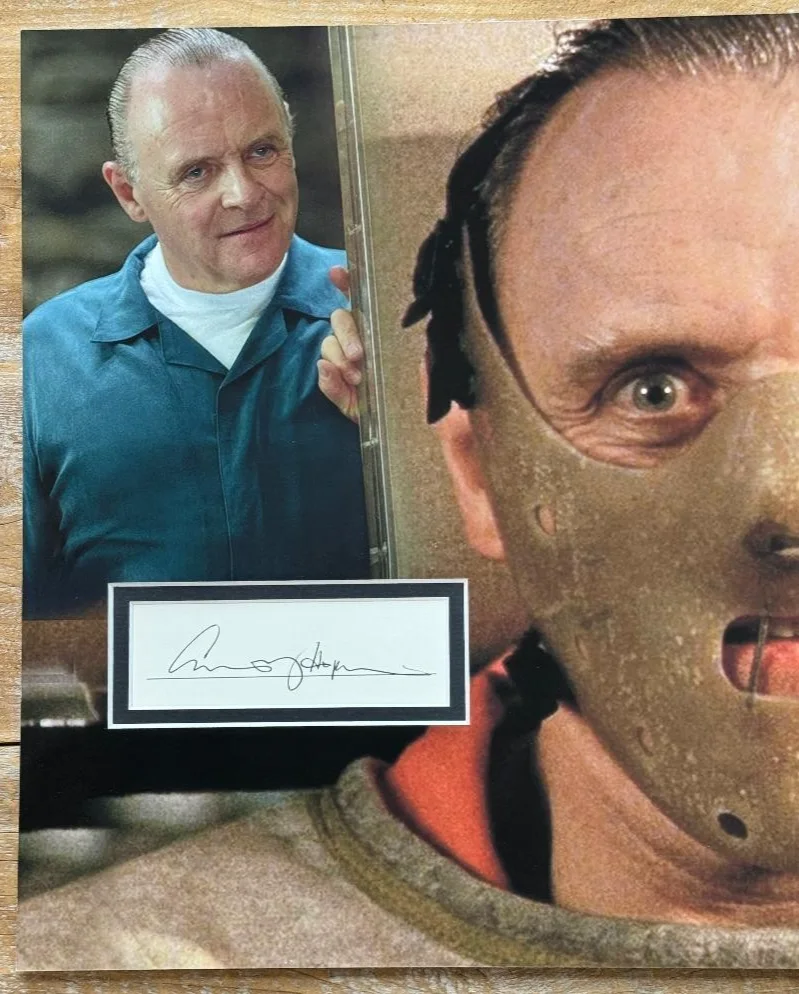 Anthony Hopkins — ANTHONY HOPKINS Signed Auto 16x12 Hannible Display Silence of the Lambs JSA COA, image 3