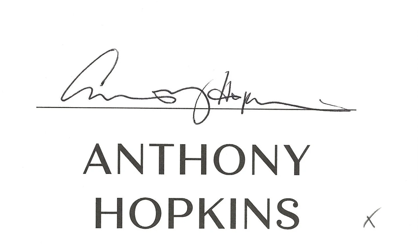 Anthony Hopkins — ANTHONY HOPKINS Signed Auto 16x12 Hannible Display Silence of the Lambs JSA COA, image 5