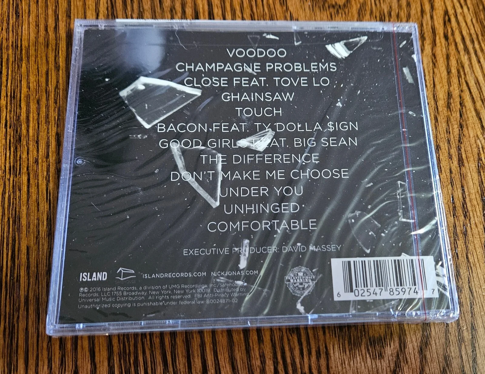 Nick Jonas Signed Last Year Was Complicated CD, image 2