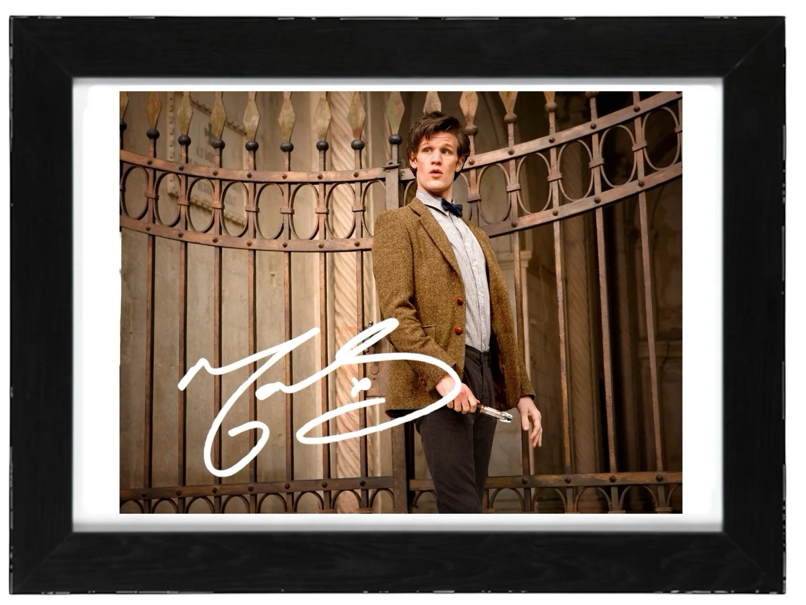 Matt Smith Signed Autograph PHOTO Pre Print 6x4/A4/ Framed Doctor Who, изображение 2
