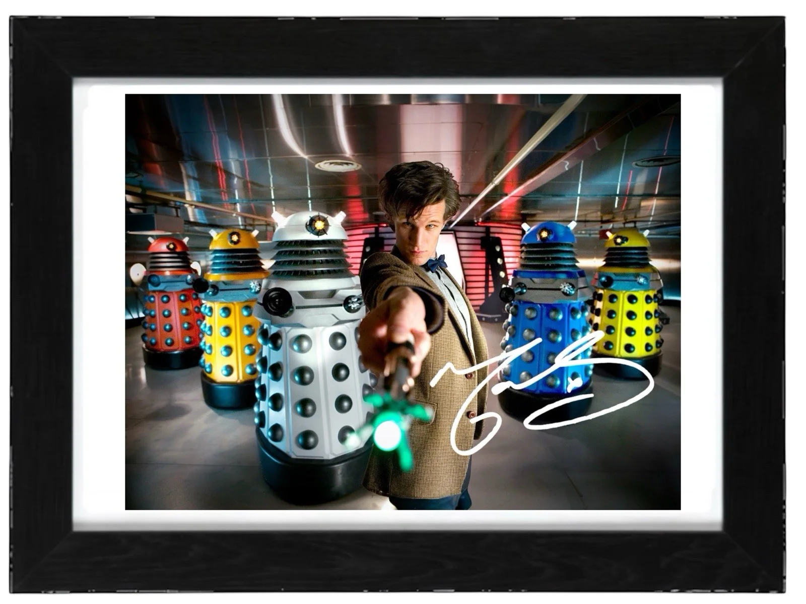 Matt Smith Signed Autograph PHOTO Pre Print 6x4/A4/ Framed Doctor Who, изображение 2