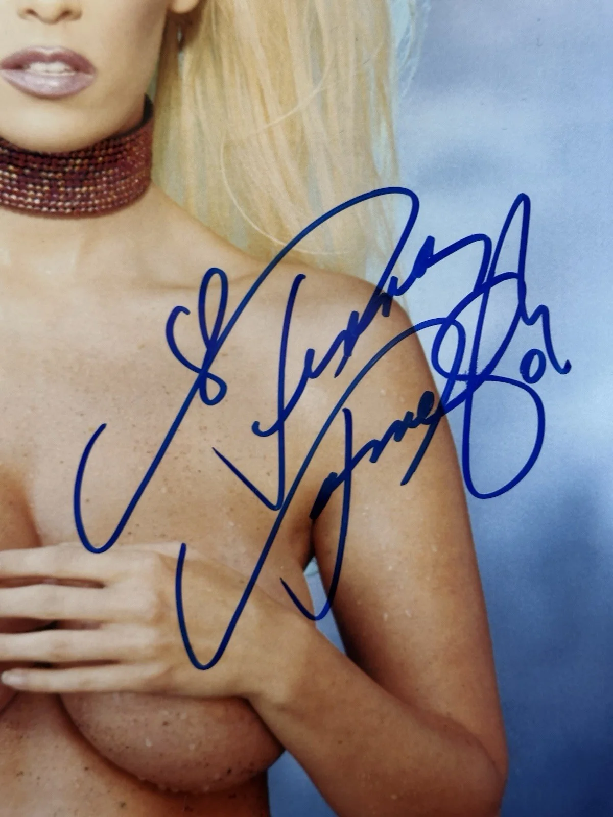 JENNA JAMESON SIGNED 8x10 PHOTO POPULAR XXX PORN ADULT MOVIE LEGEND AUTHENTIC, изображение 3