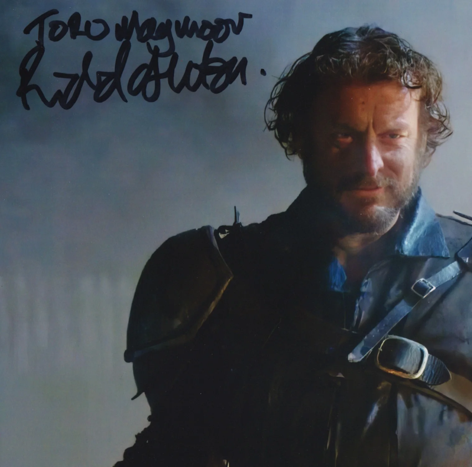 RICHARD ASHTON hand-signed THE OUTPOST 8x10 uacc rd coa STUNNING COLOR CLOSEUP, image 2