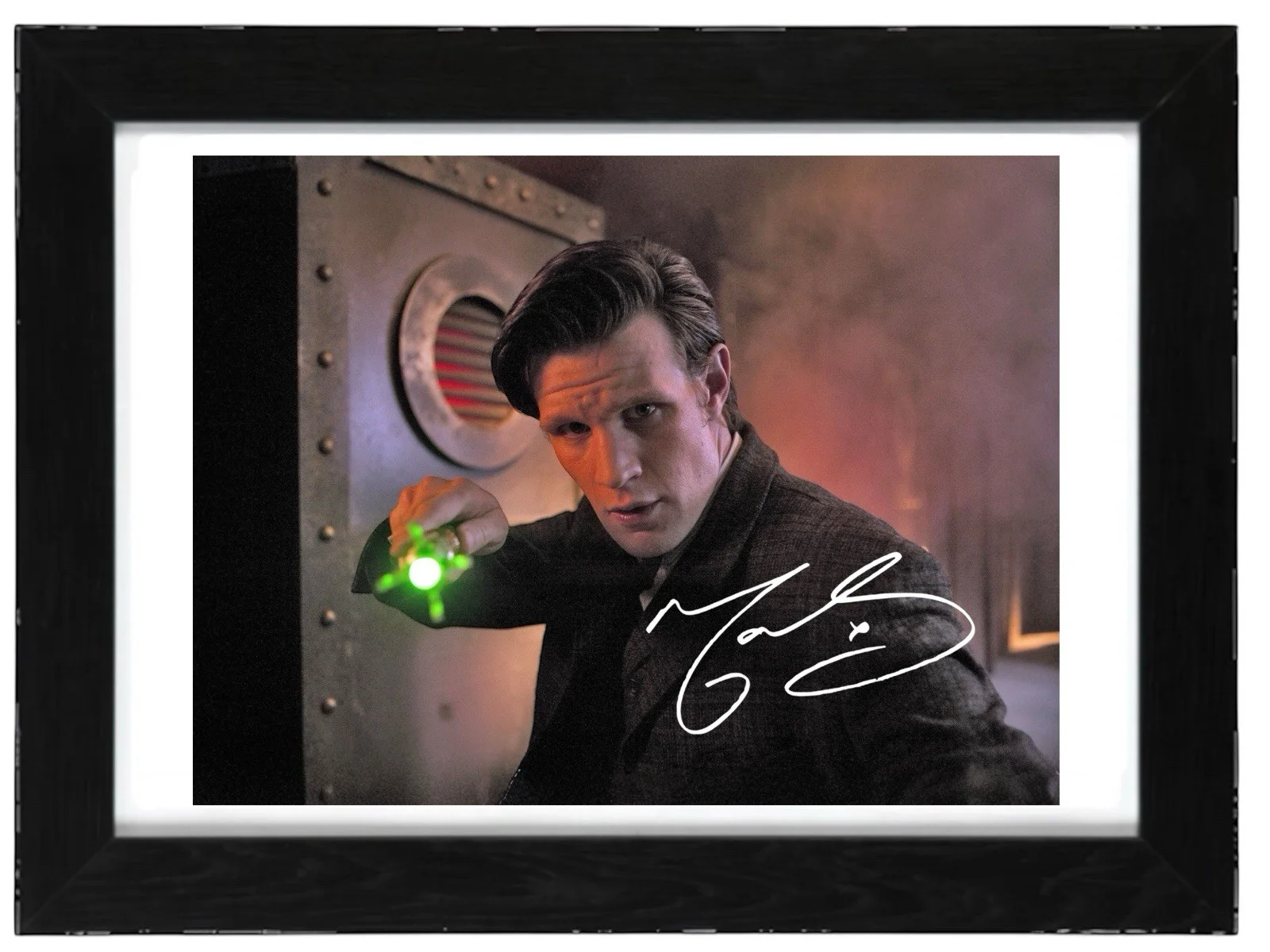 Matt Smith Signed Autograph PHOTO Pre Print 6x4/A4/ Framed Doctor Who, изображение 2