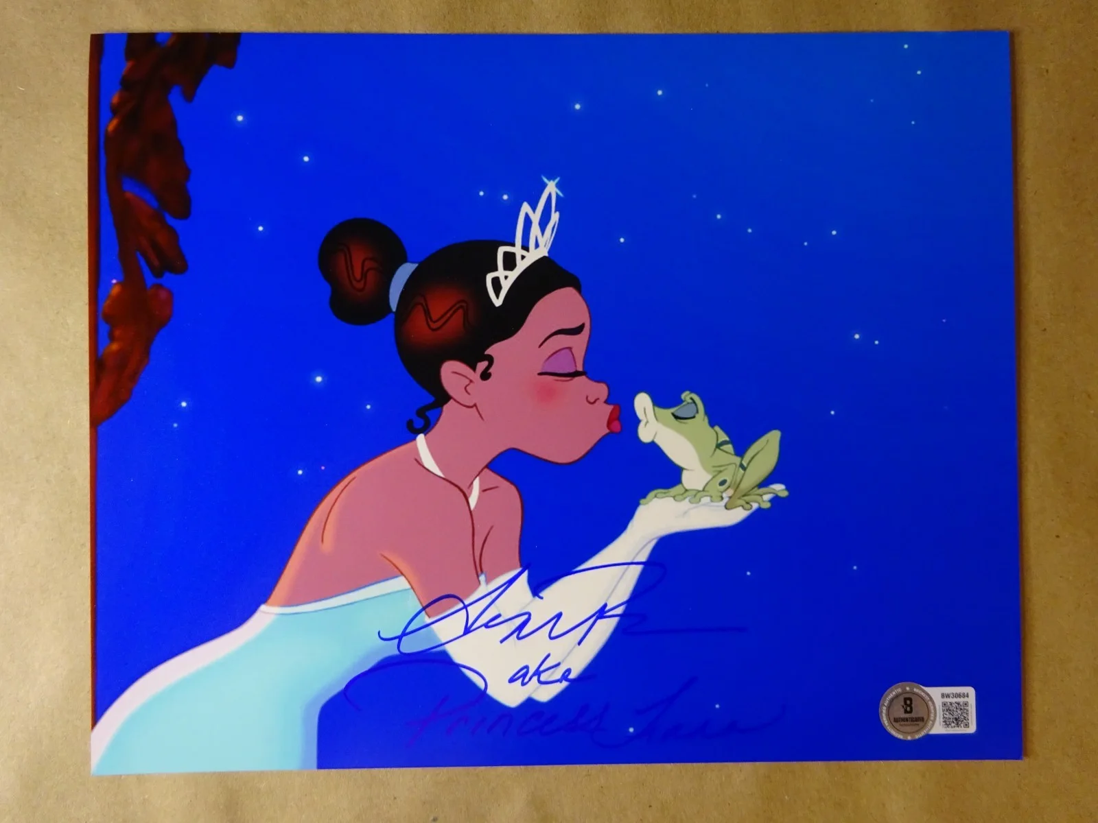Anika Noni Rose — Signed Anika Noni Rose Autographed 8"x10" Photo Princess Tiana Beckett BAS COA