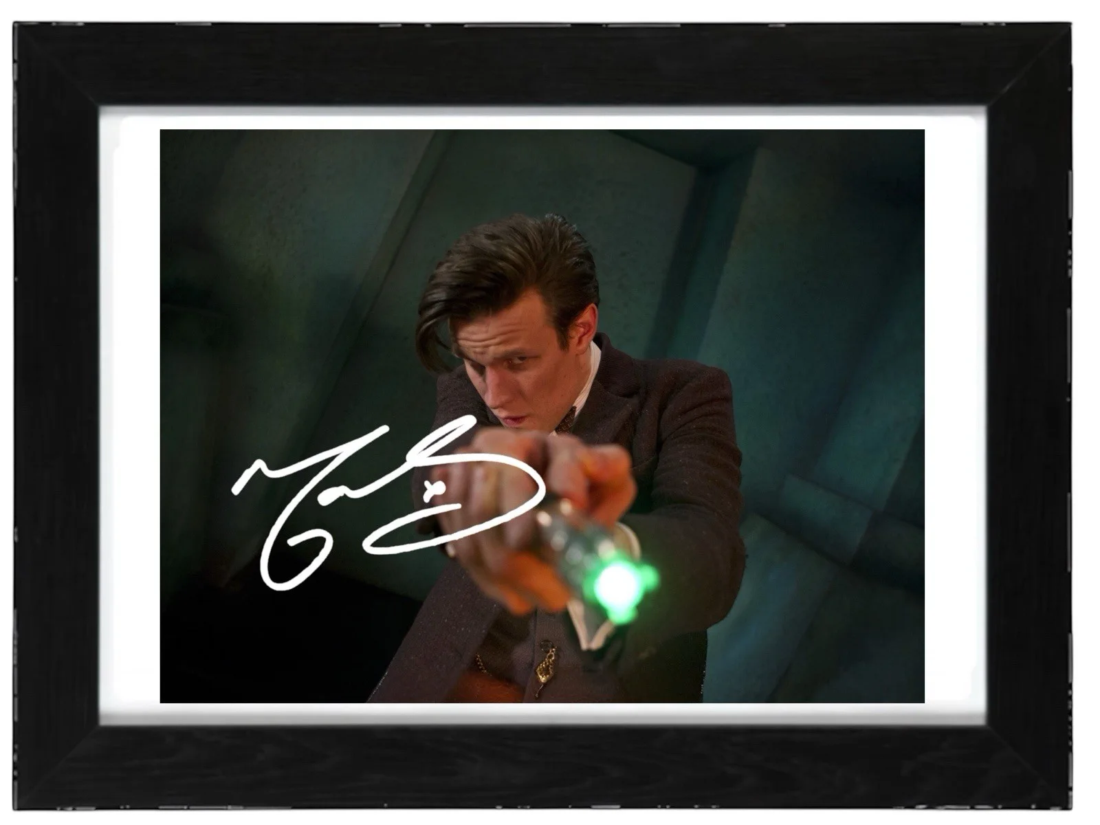 Matt Smith Signed Autograph PHOTO Pre Print 6x4/A4/ Framed Doctor Who, изображение 2