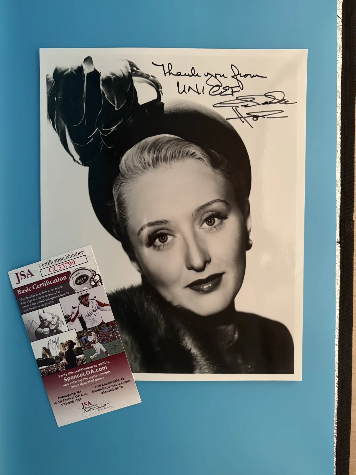Celeste Holm — Celeste Holm Autographed 8x10 Photo, image 2