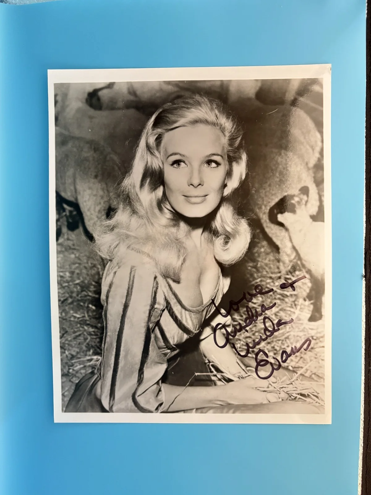 Dorothy Lamour and Linda Evans — Dorothy Lamour & Linda Evans Signed 8x10 Photos