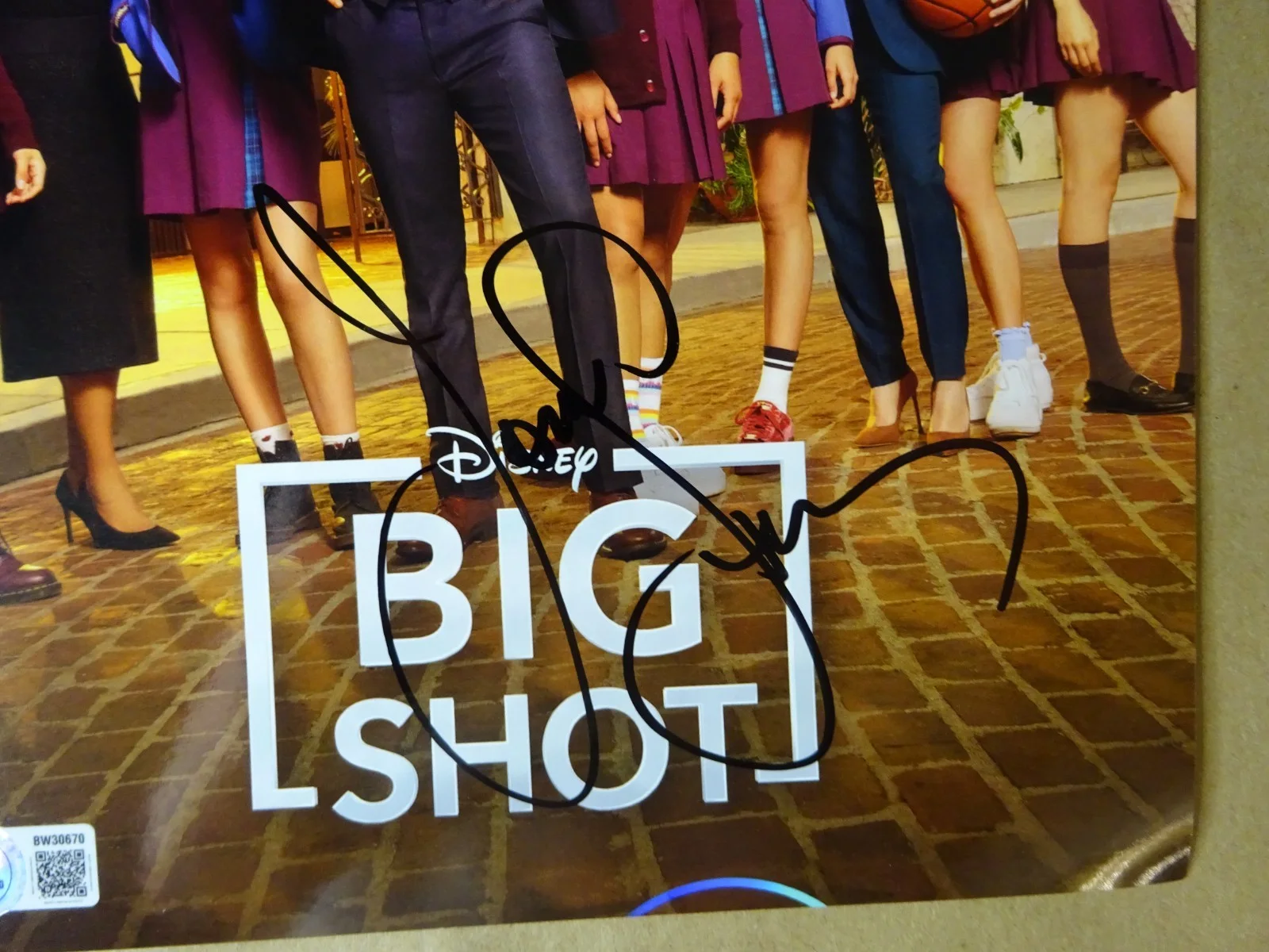 John Stamos — Signed John Stamos Autographed 8"x10" Photo Disney Big Shot Beckett BAS COA, image 3