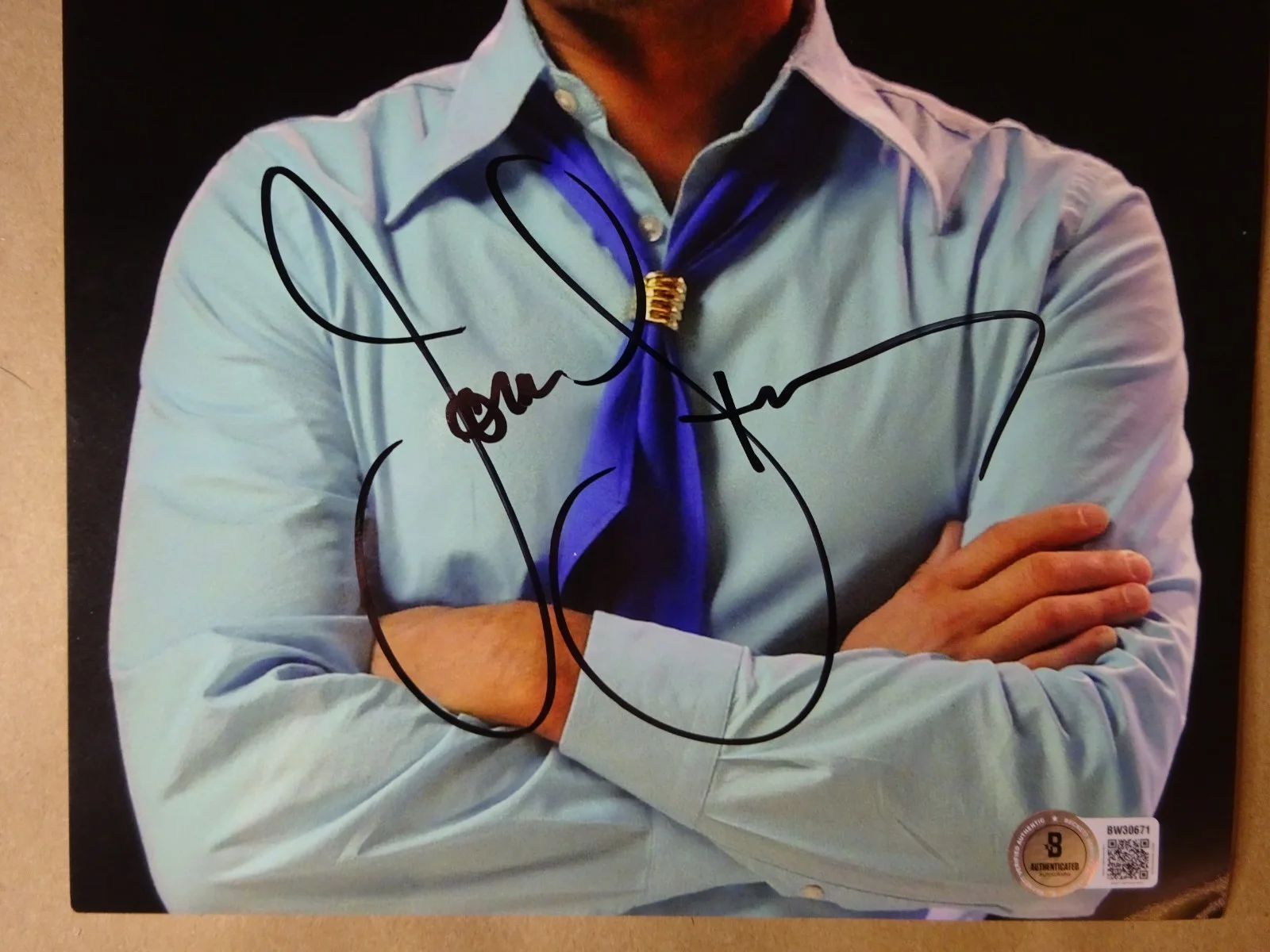 John Stamos — Signed John Stamos Autographed 8"x10" Photo Carl Howell Glee Beckett BAS COA, image 3